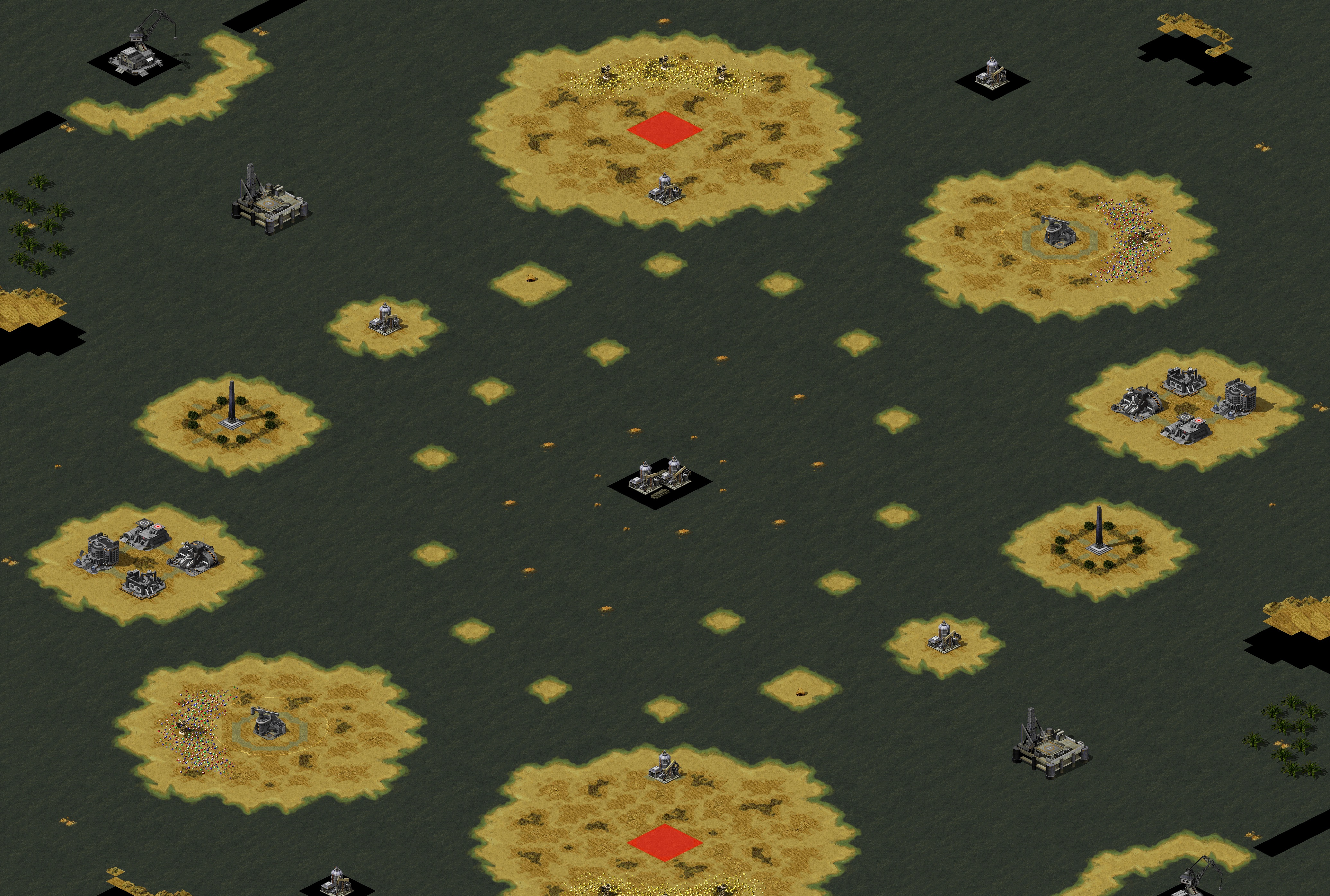Rendered map: Golden Spiral
