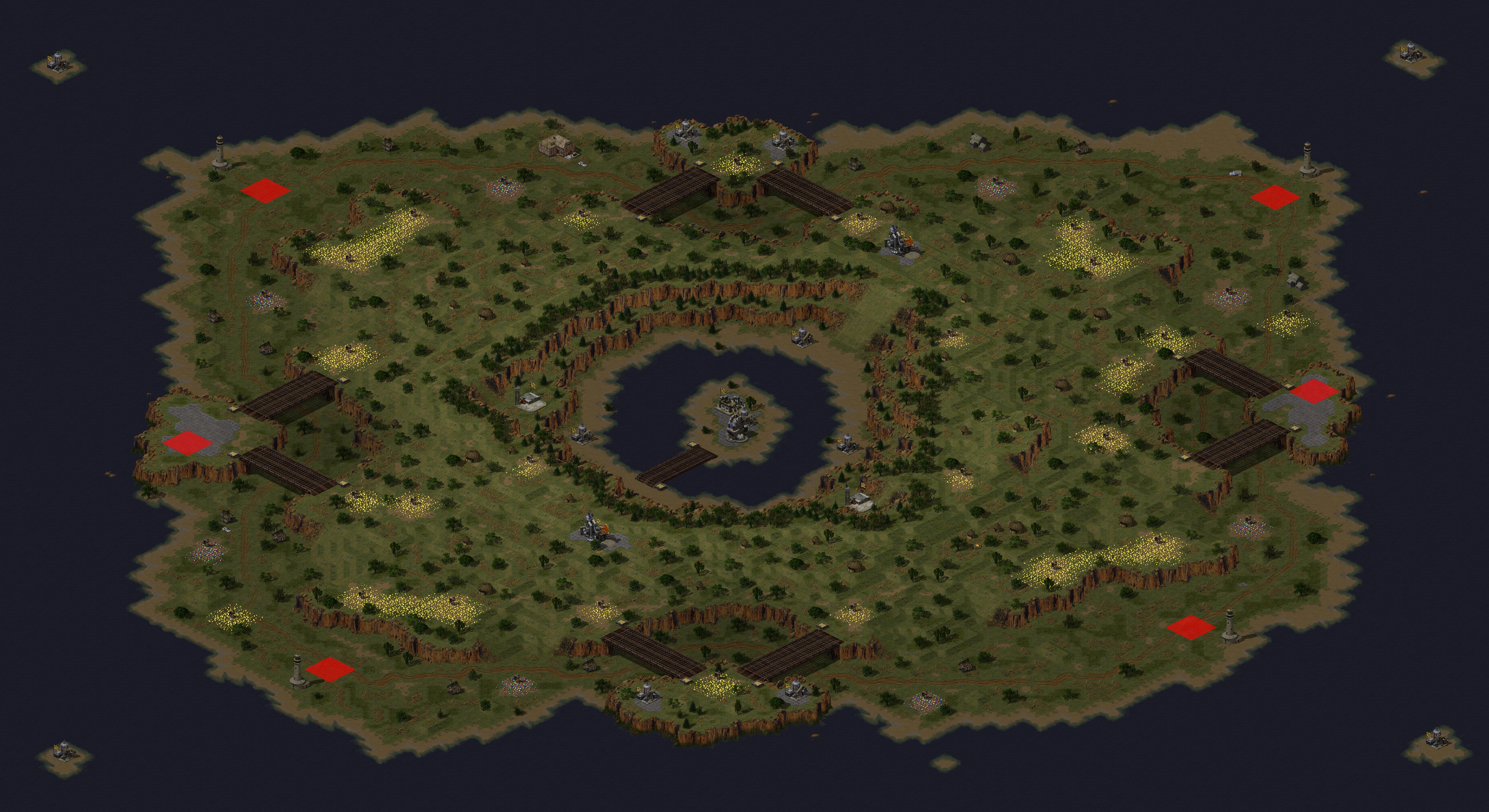 Rendered map: King's Men Isle 2