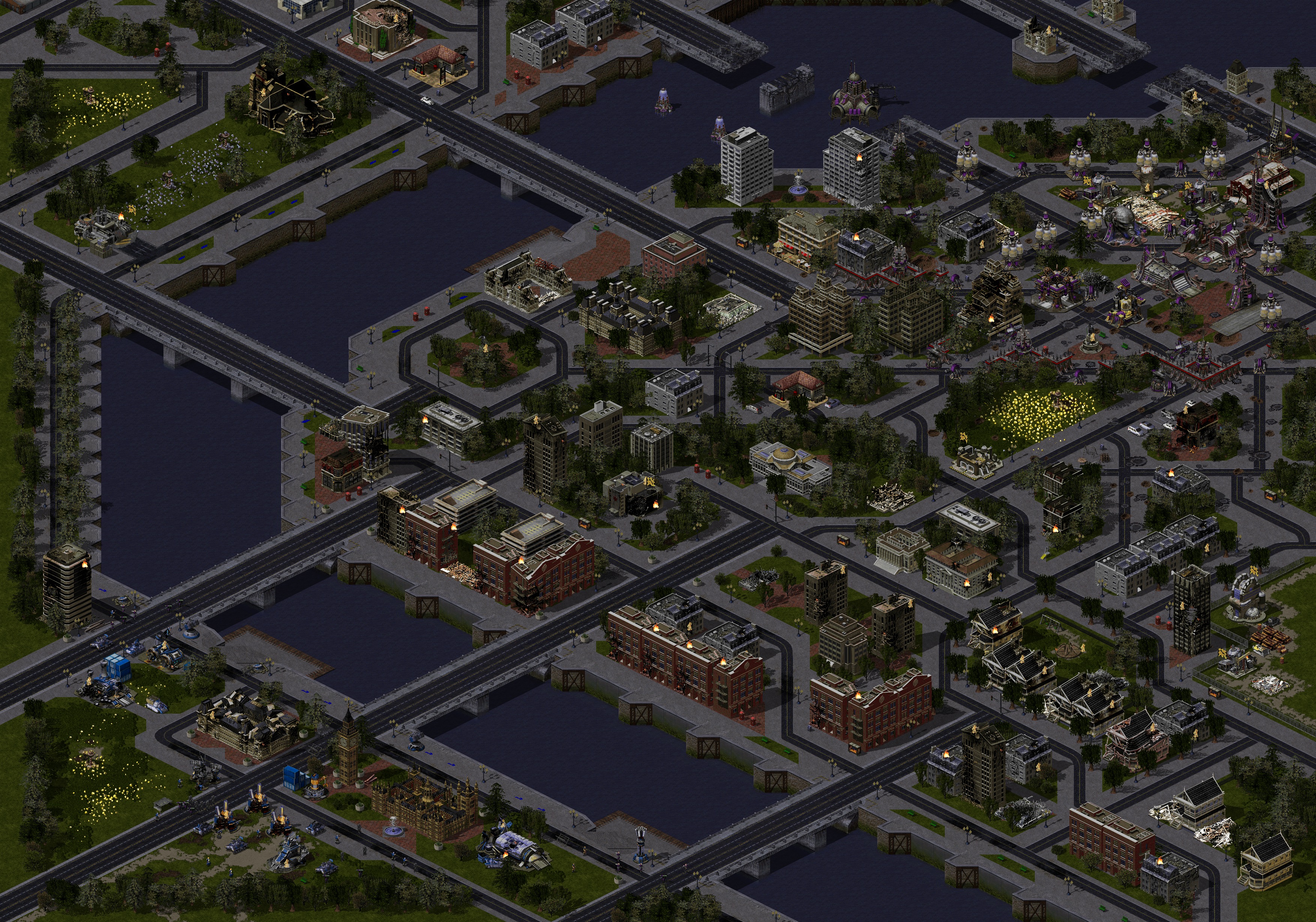 Rendered map: Allied Mission 6: Trick or Treaty