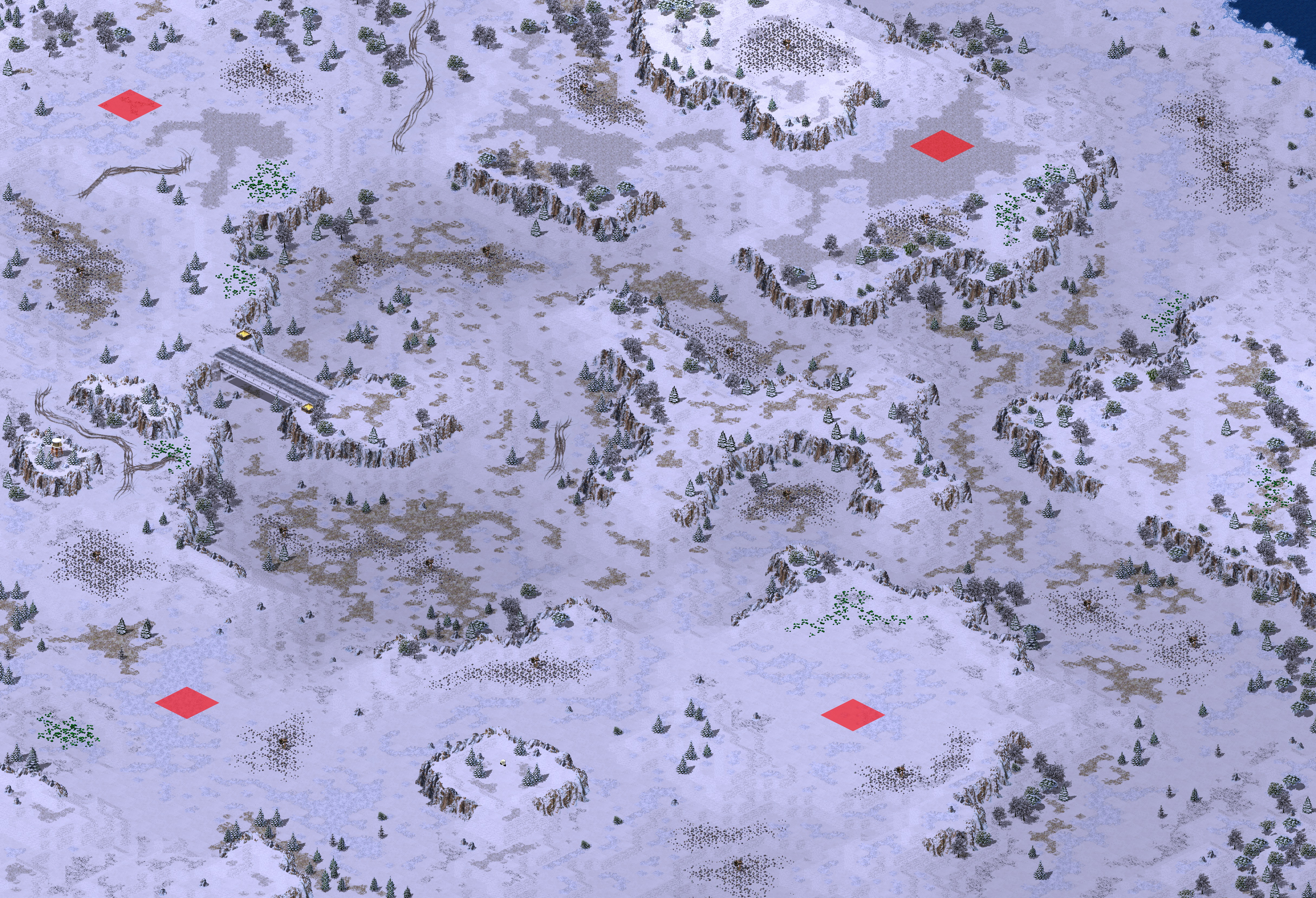 Rendered map: Caverns of Siberia