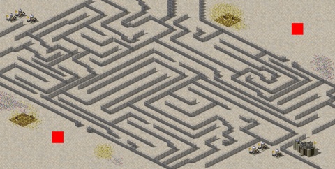 Rendered preview of Maze Wire Fence