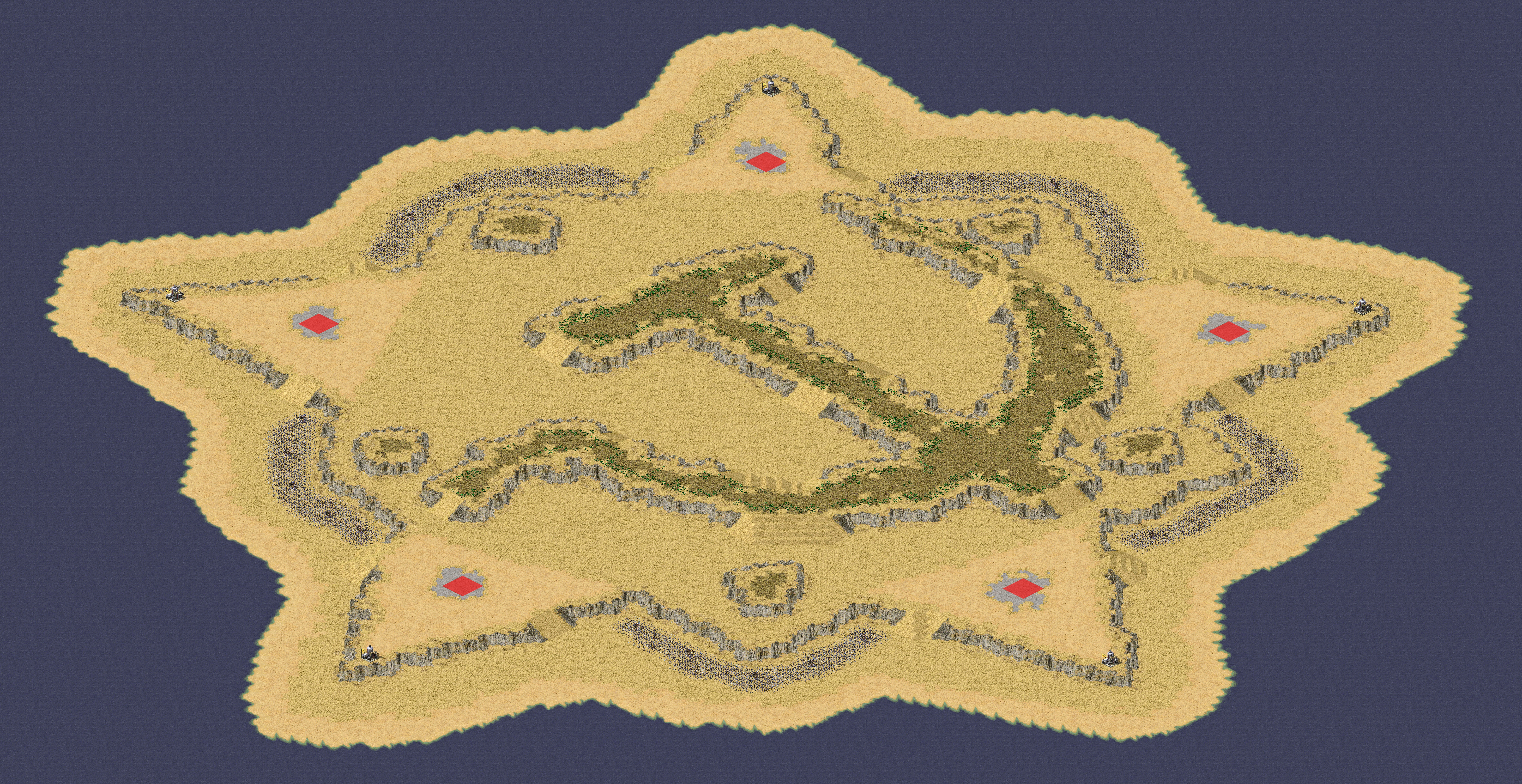 Rendered map: Communist Combat