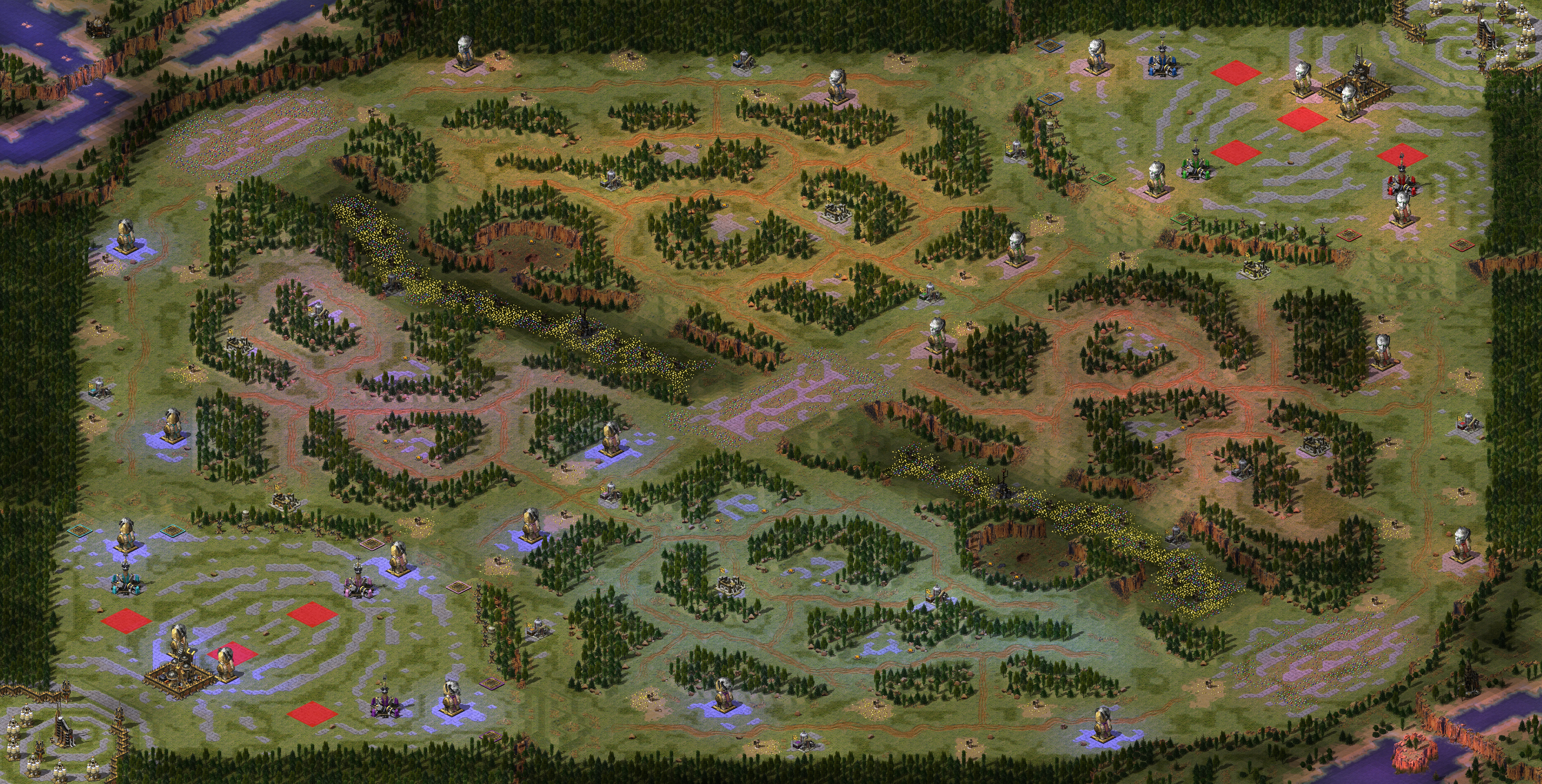 Rendered map: Yuris Online Battle Arena (YOBA) 0.5