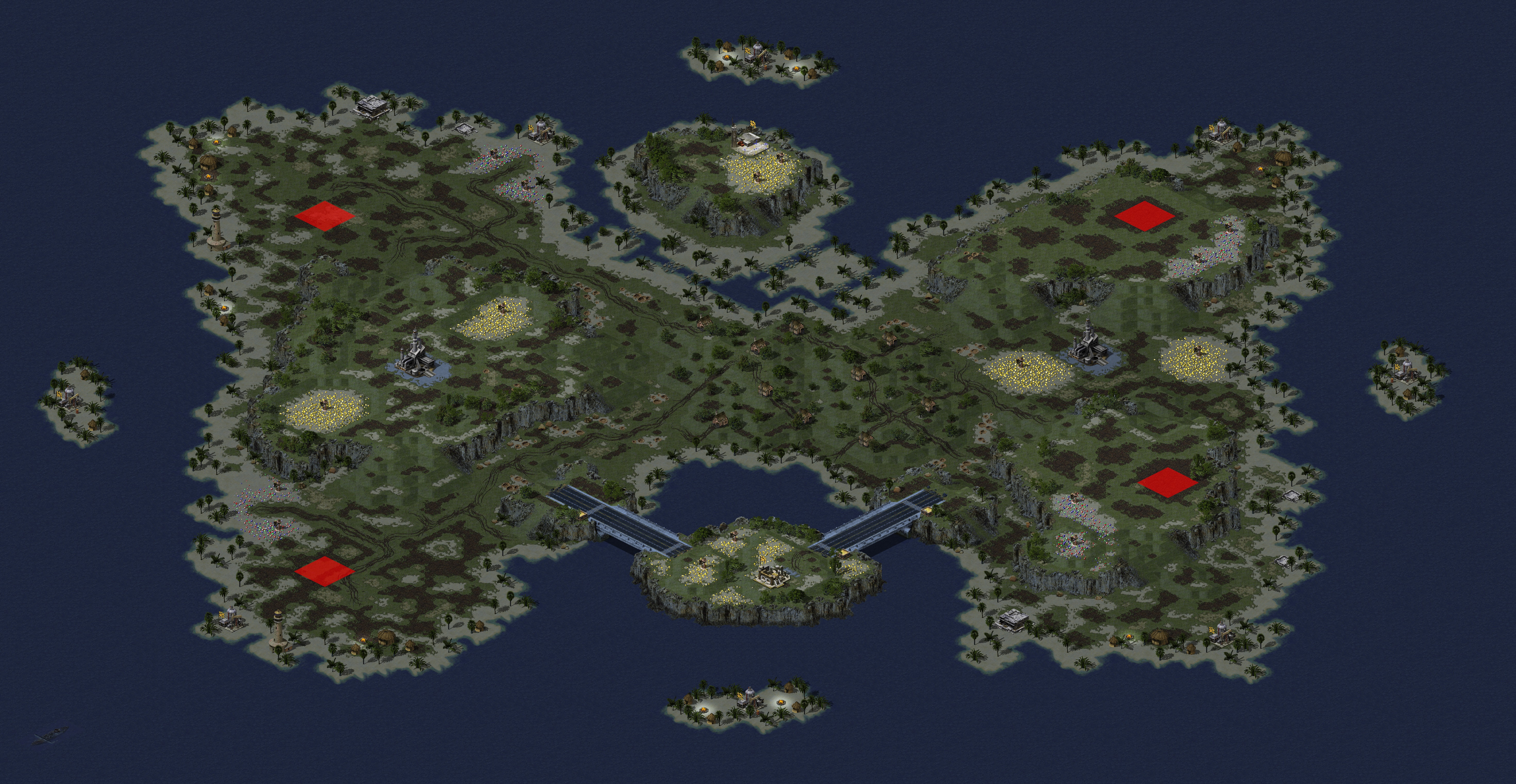 Rendered map: Pacifique