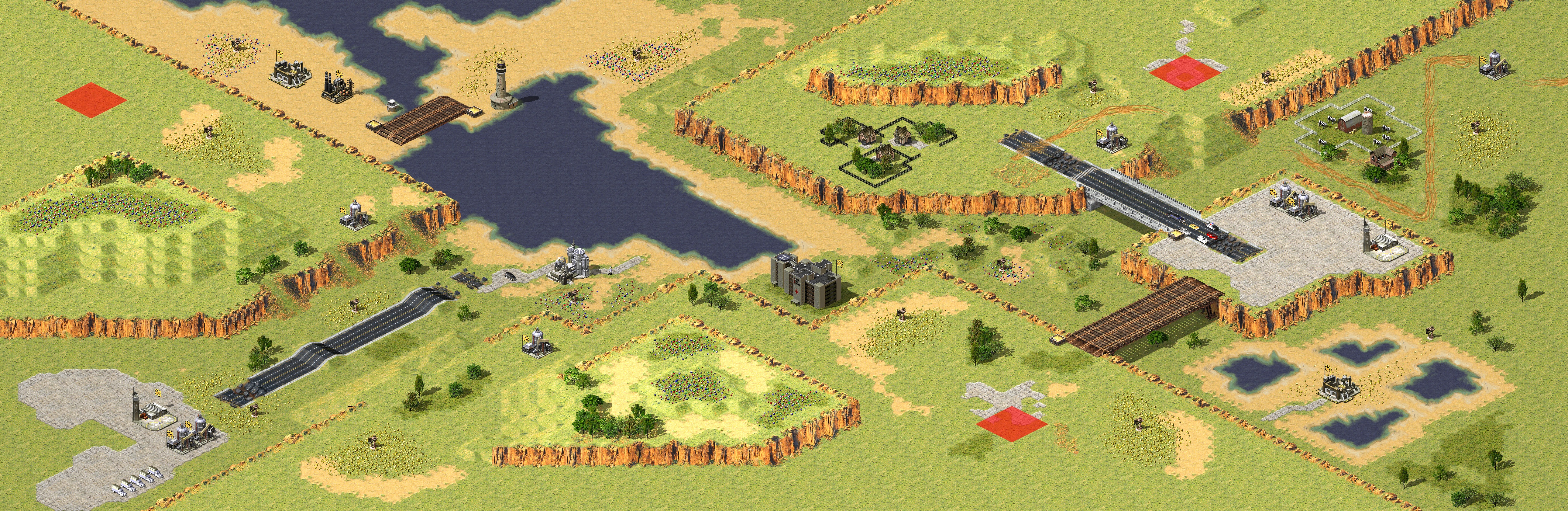 Rendered map: Einsteins Cliff Experiments