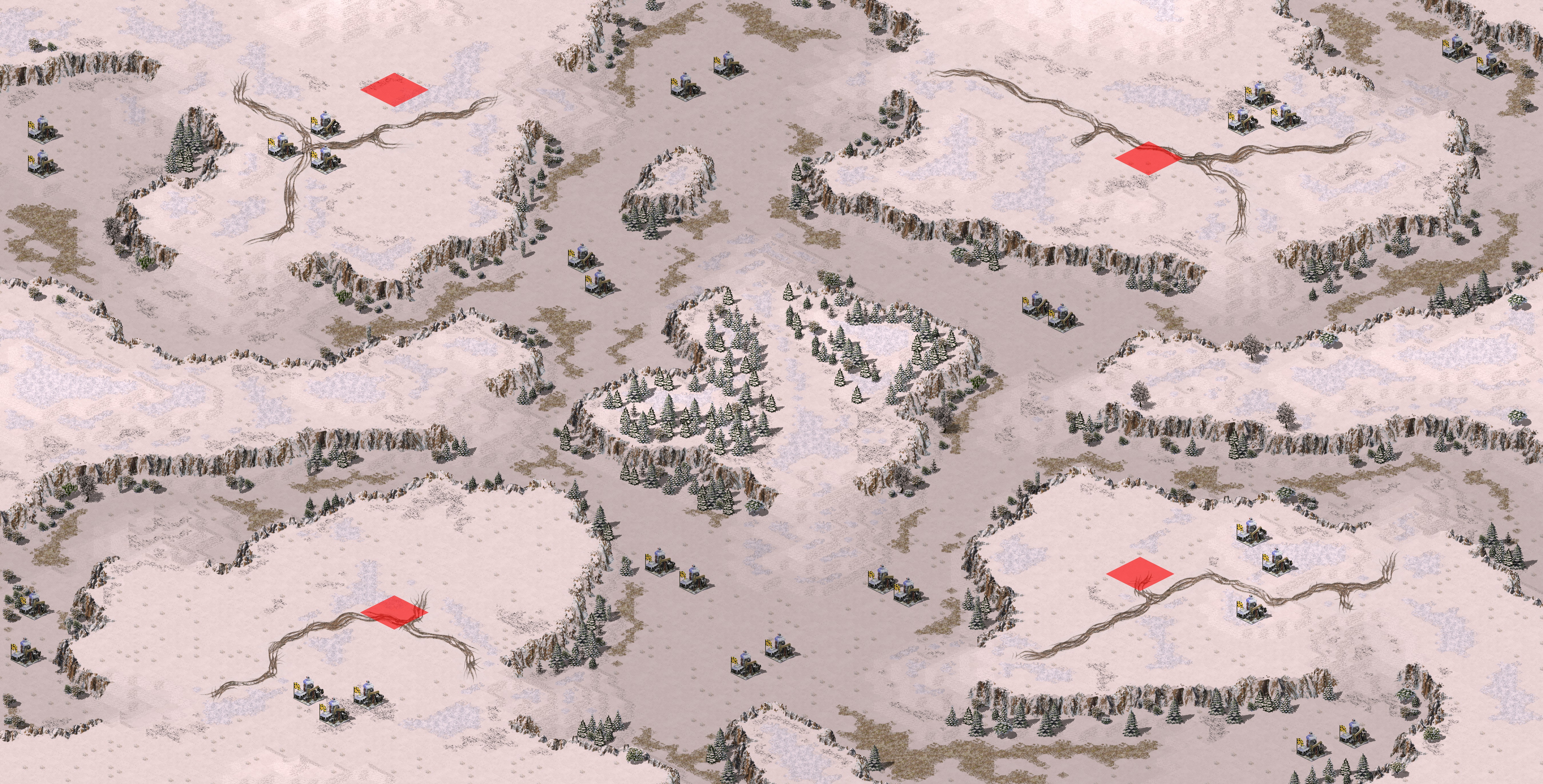 Rendered map: Snow Valley (Megawealth)