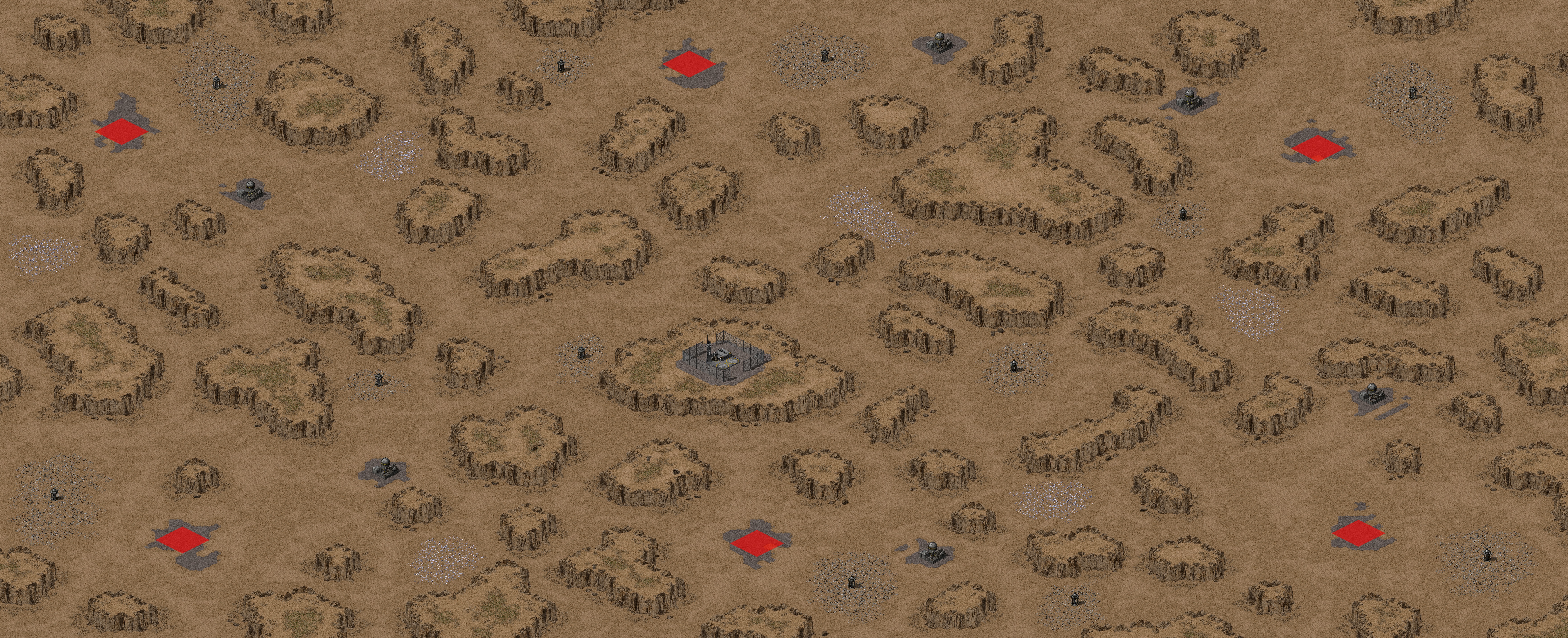 Rendered map: Monument Valley