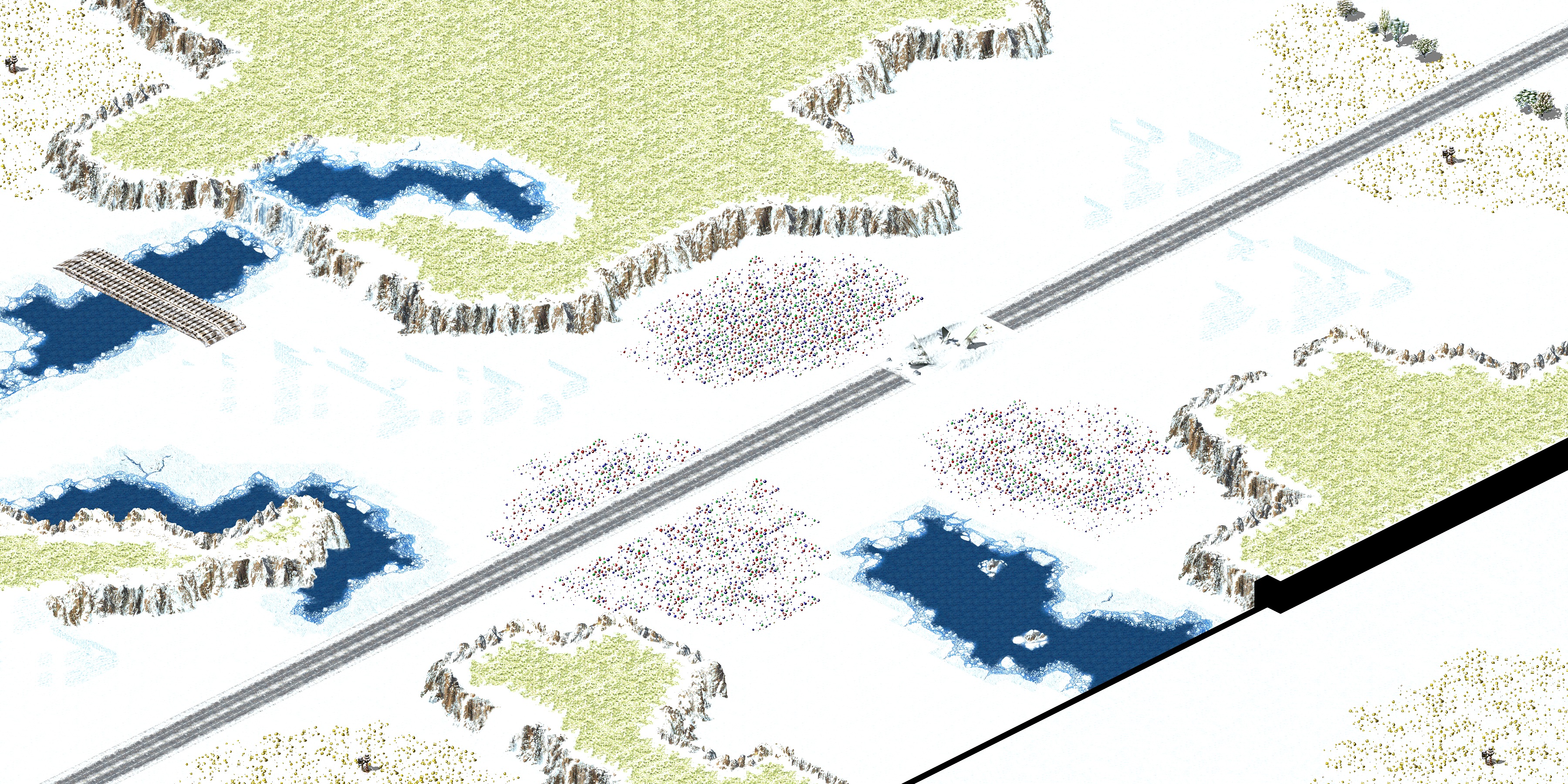 Rendered map: Snowdrift