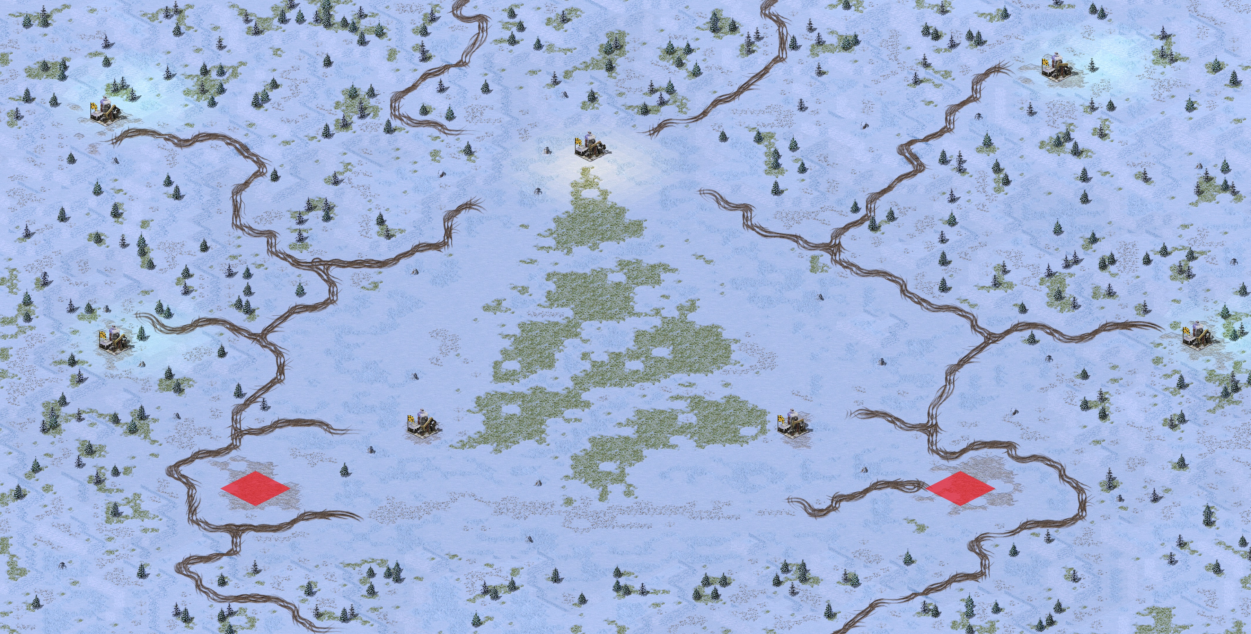 Rendered map: Christmas Ceasefire