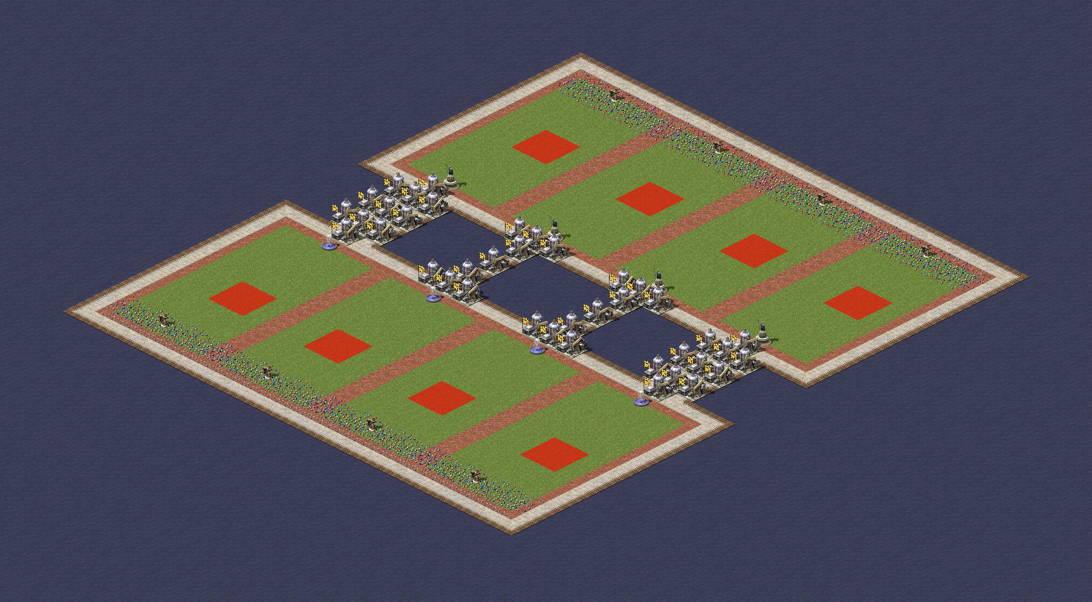Rendered map: Newbie: Kindergarten & Nursing Home 4v4