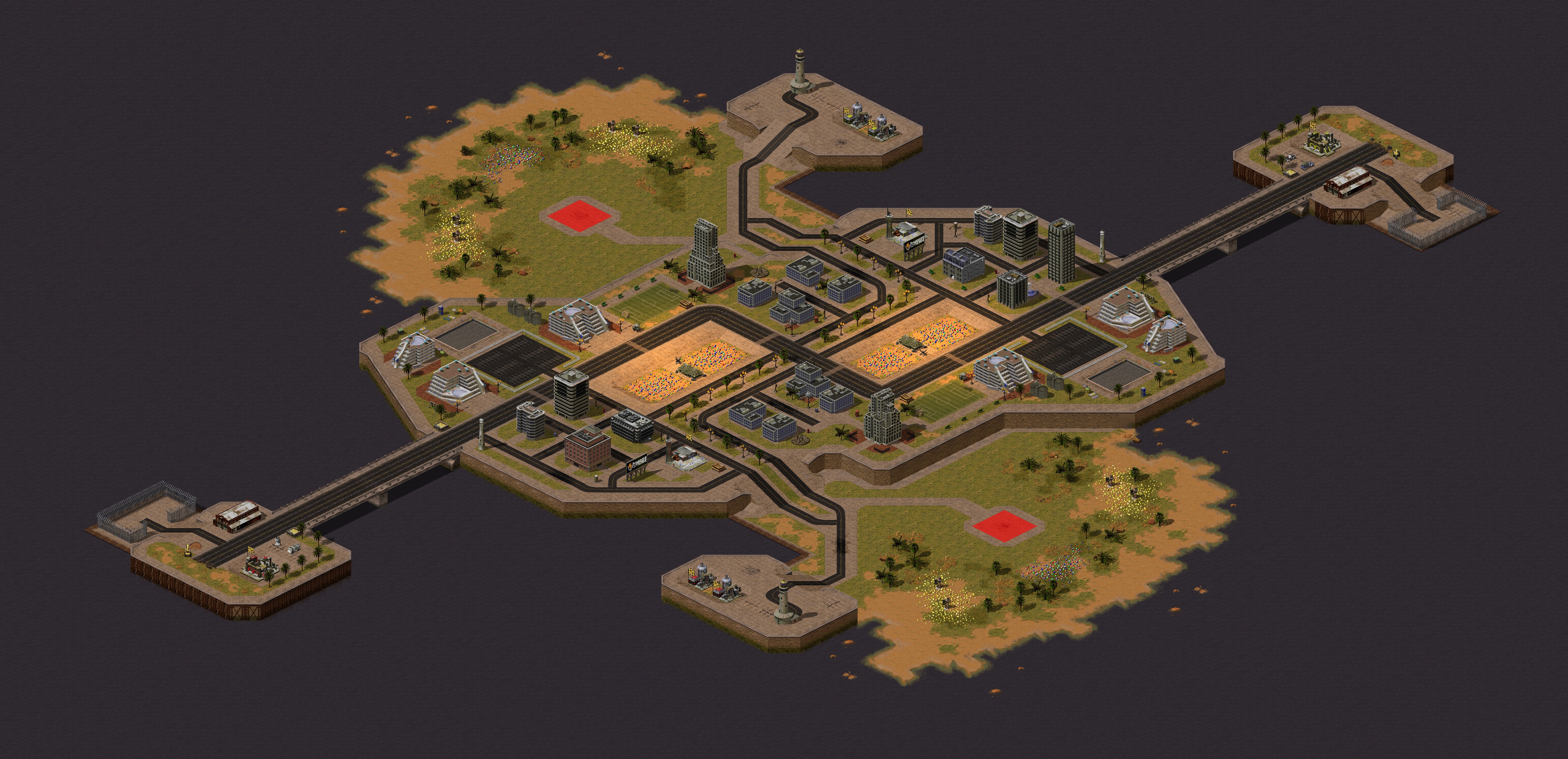 Rendered map: Isolation Island