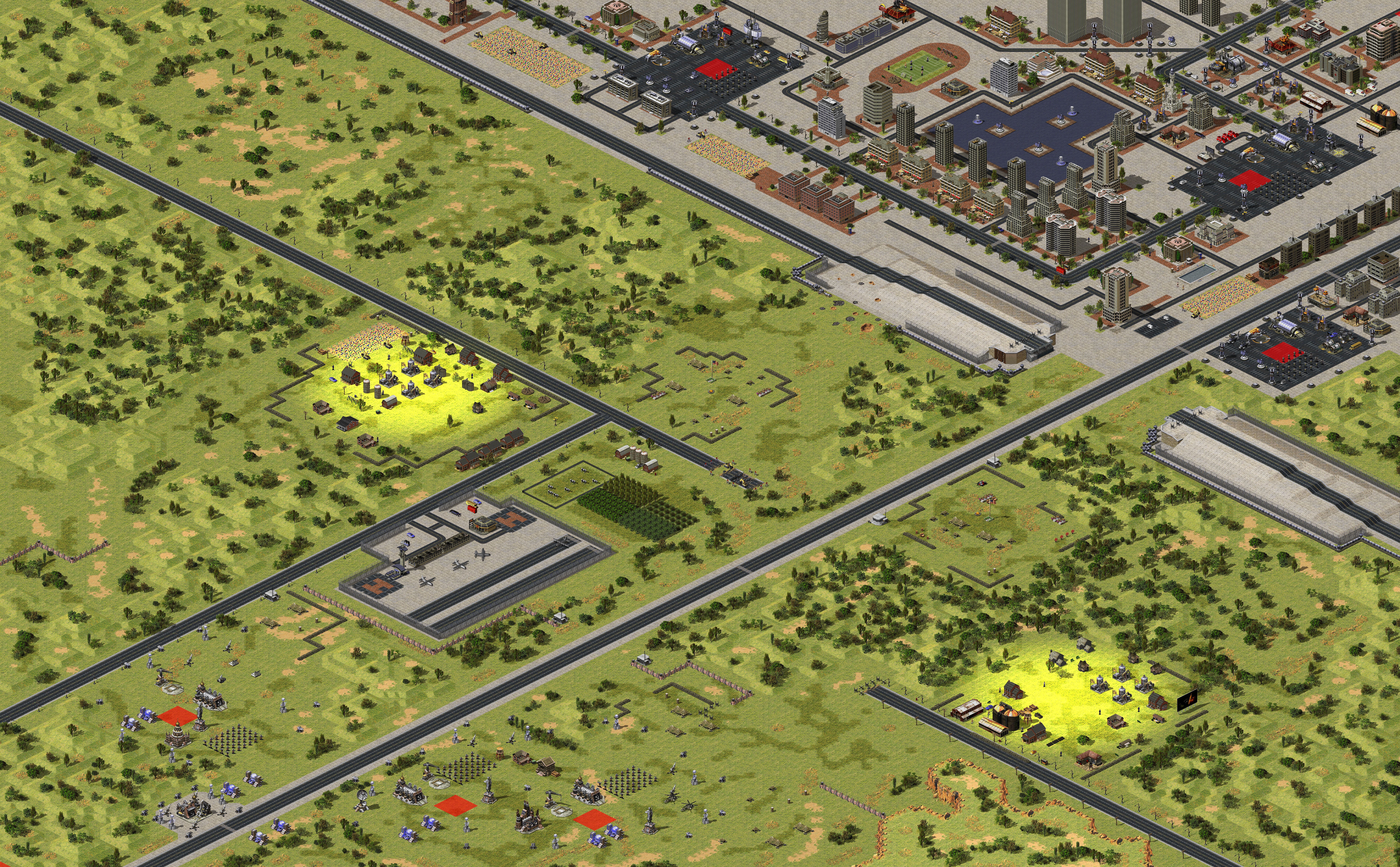 Rendered map: Wasteland Roam - Skirmish