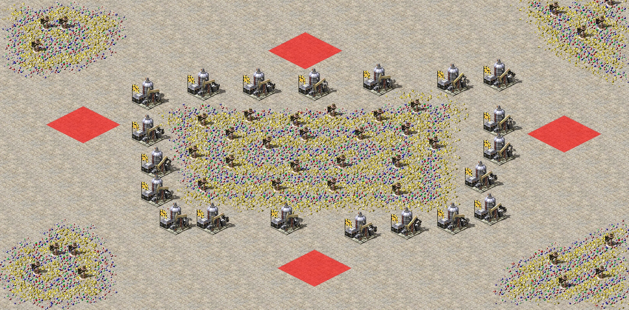 Rendered map: Oil Field Rush FFA