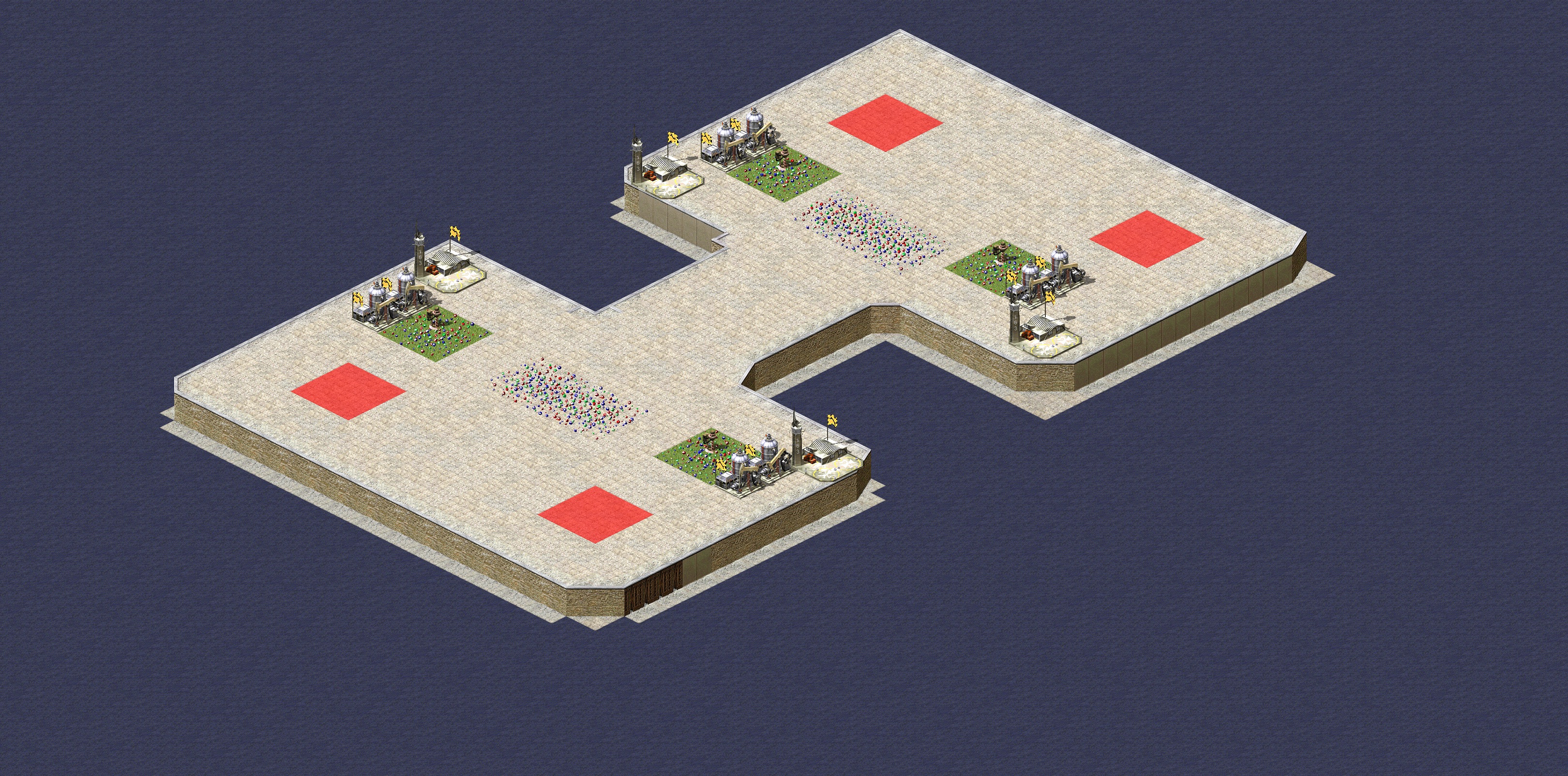 Rendered map: 2v2
