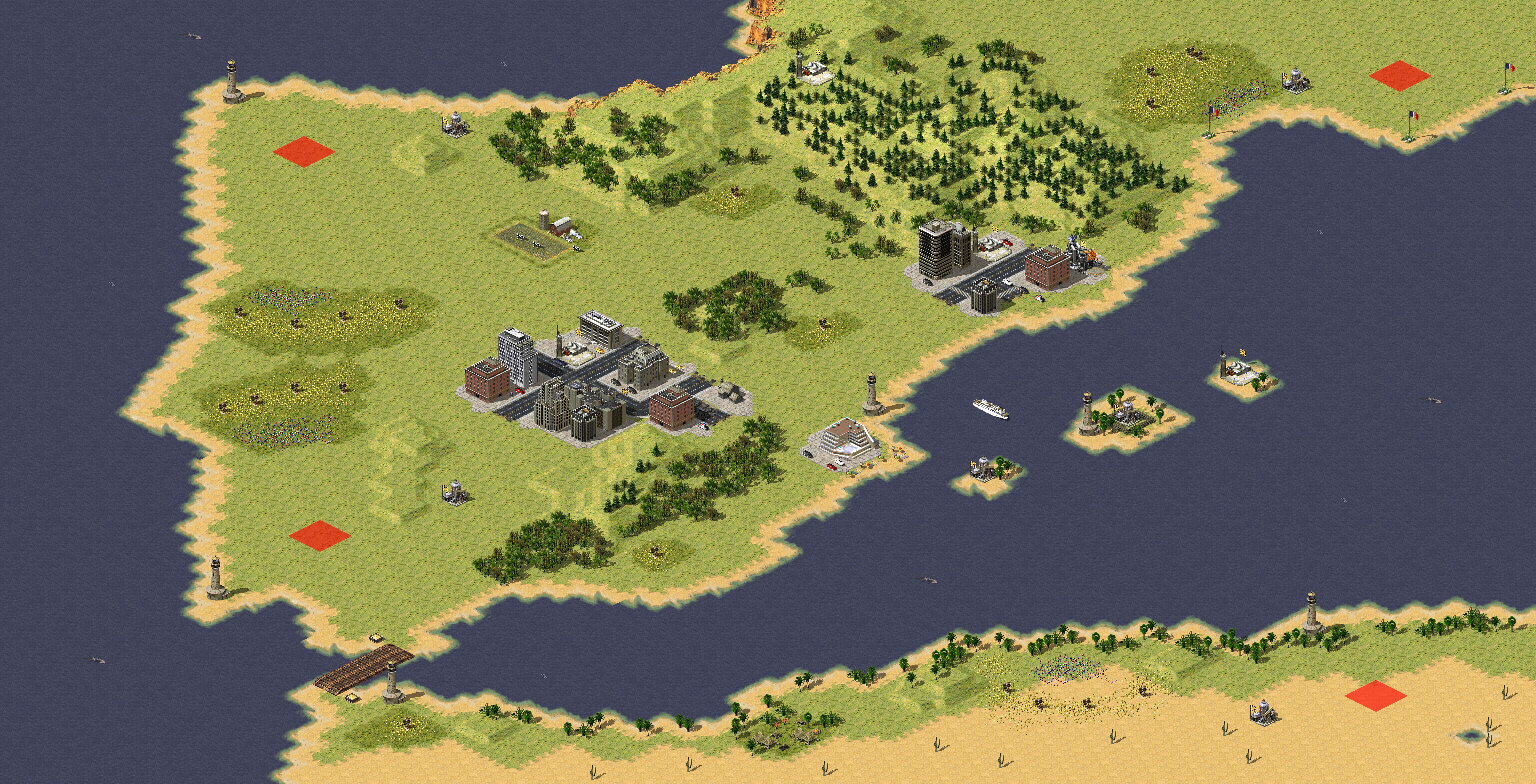 Rendered map: Spain Patch of Land
