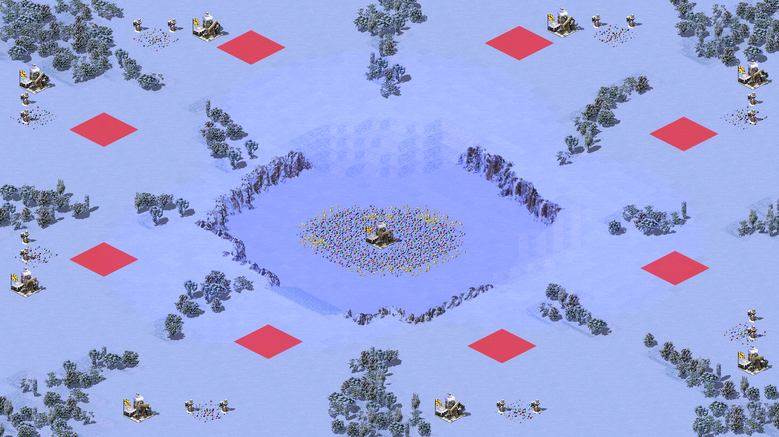 Rendered map: Snowy Field Patch