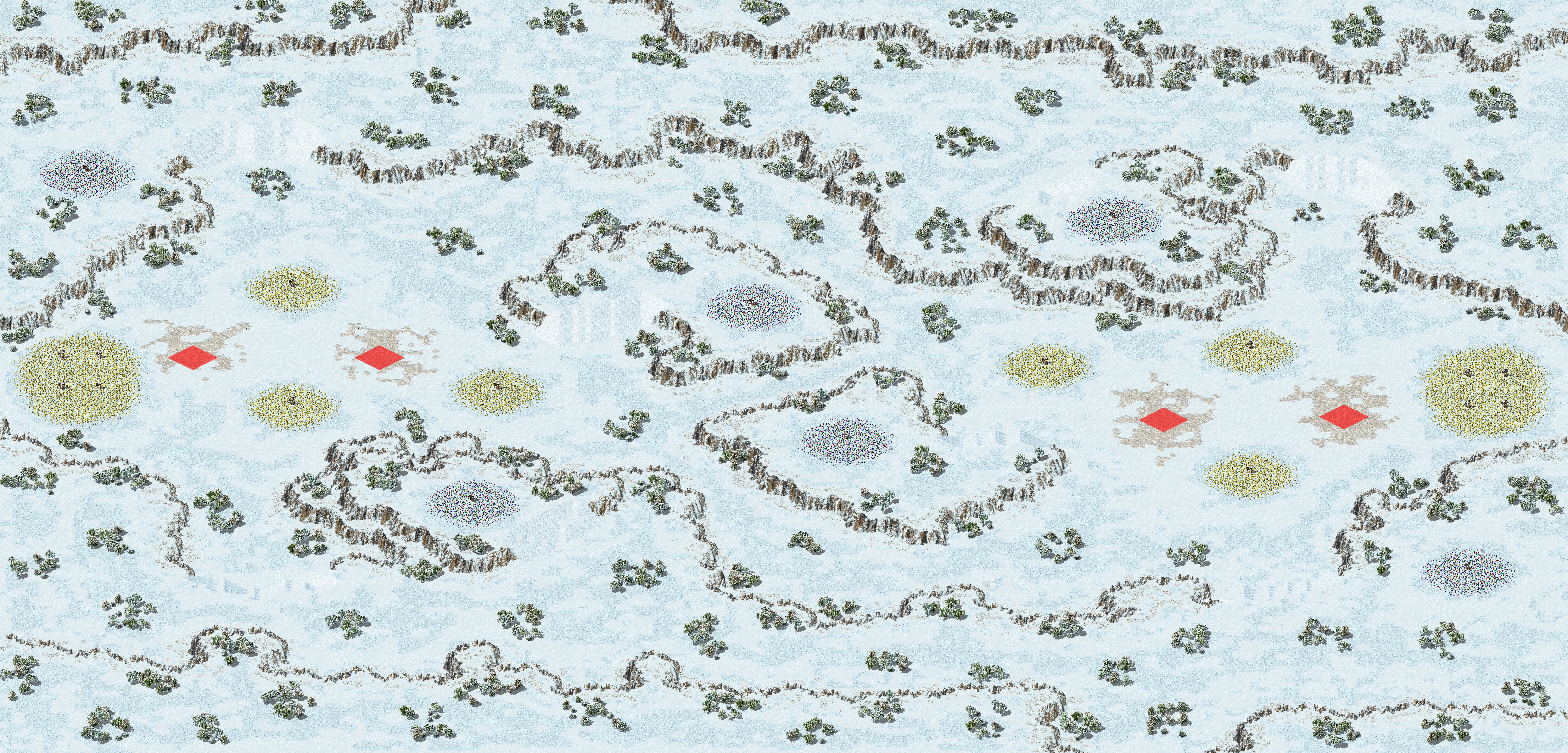 Rendered map: 霜冻峡谷