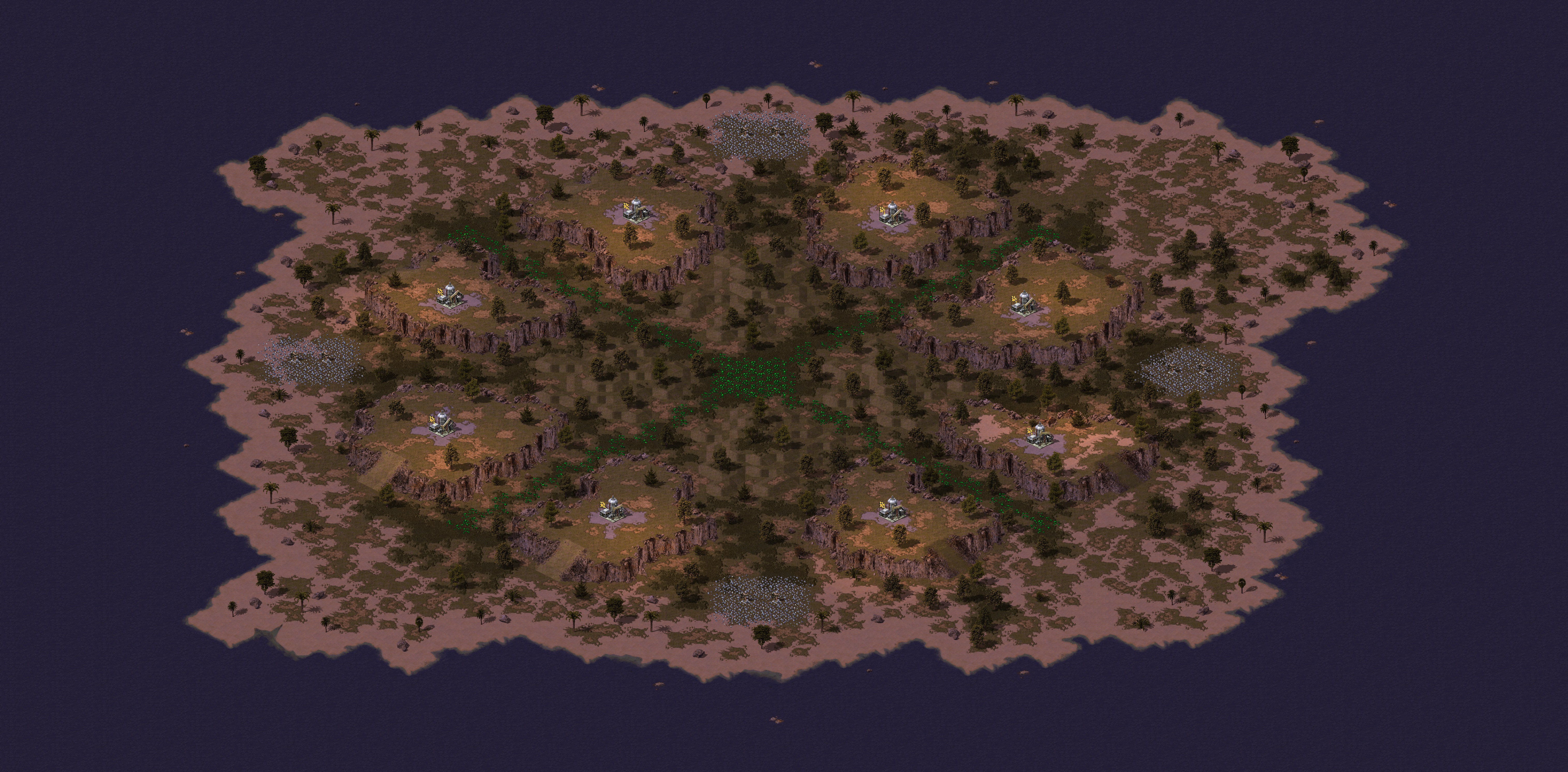 Rendered map: Valley of Gems