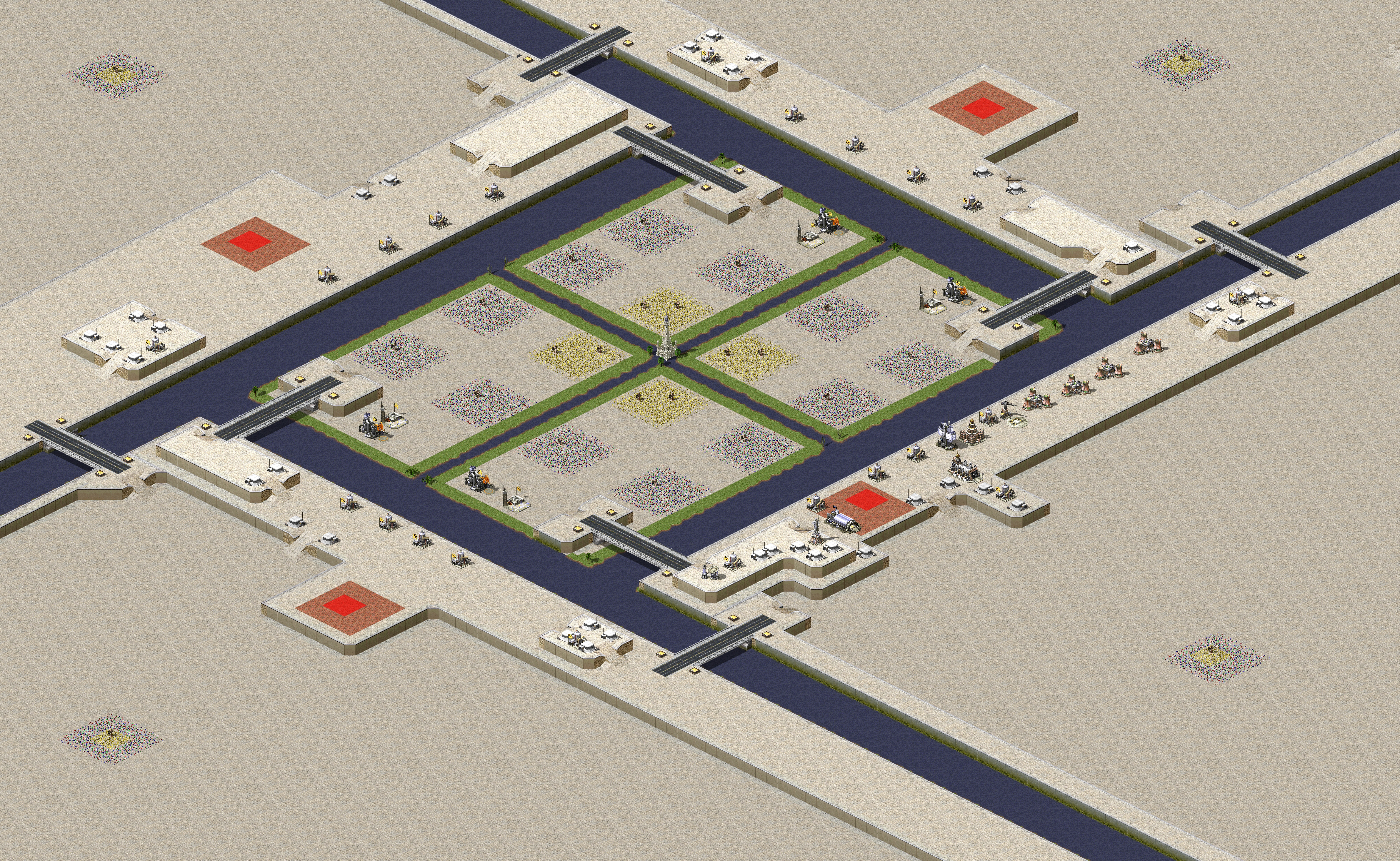Rendered map: Abundant Land