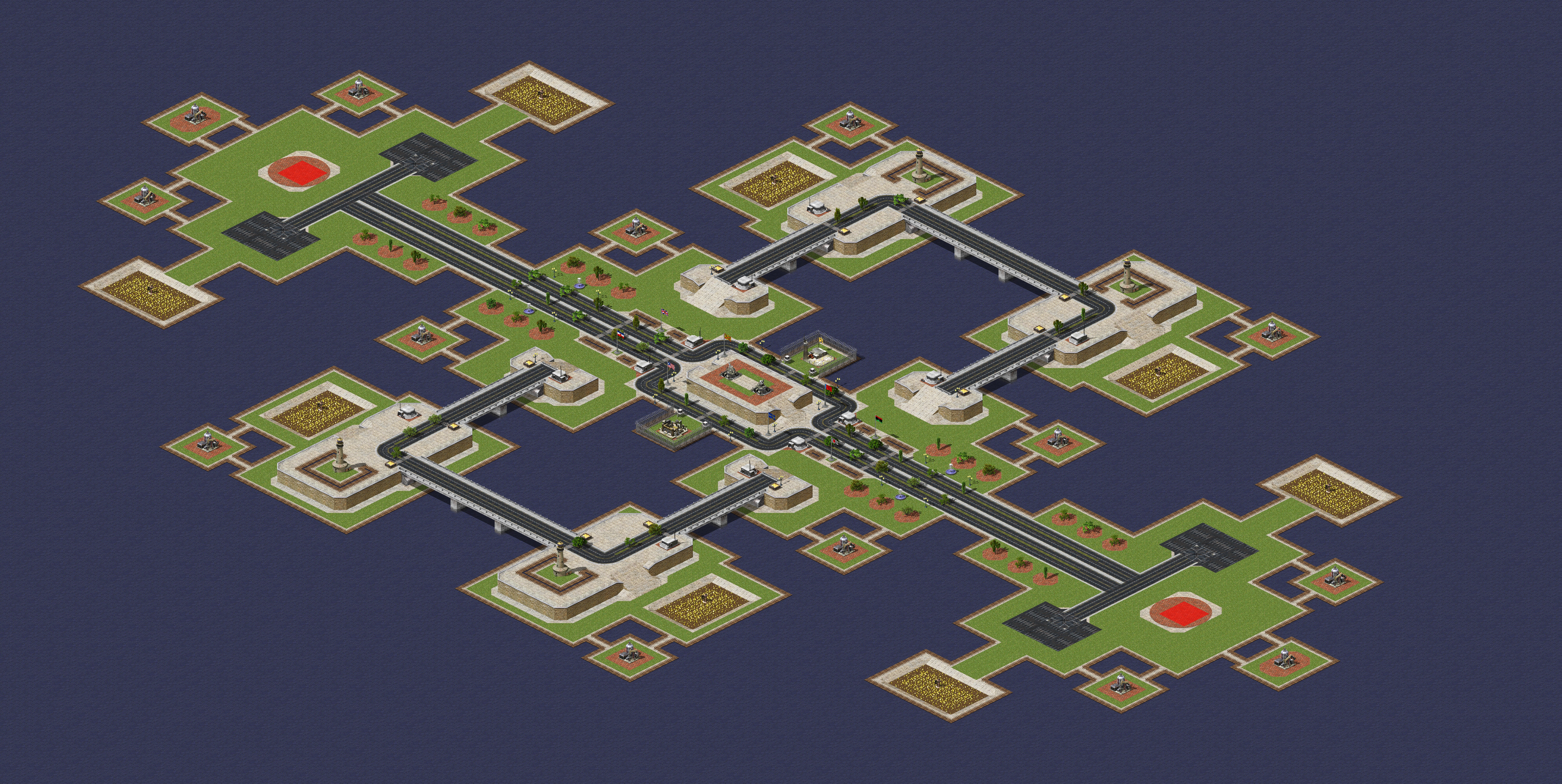 Rendered map: Bay War (2)