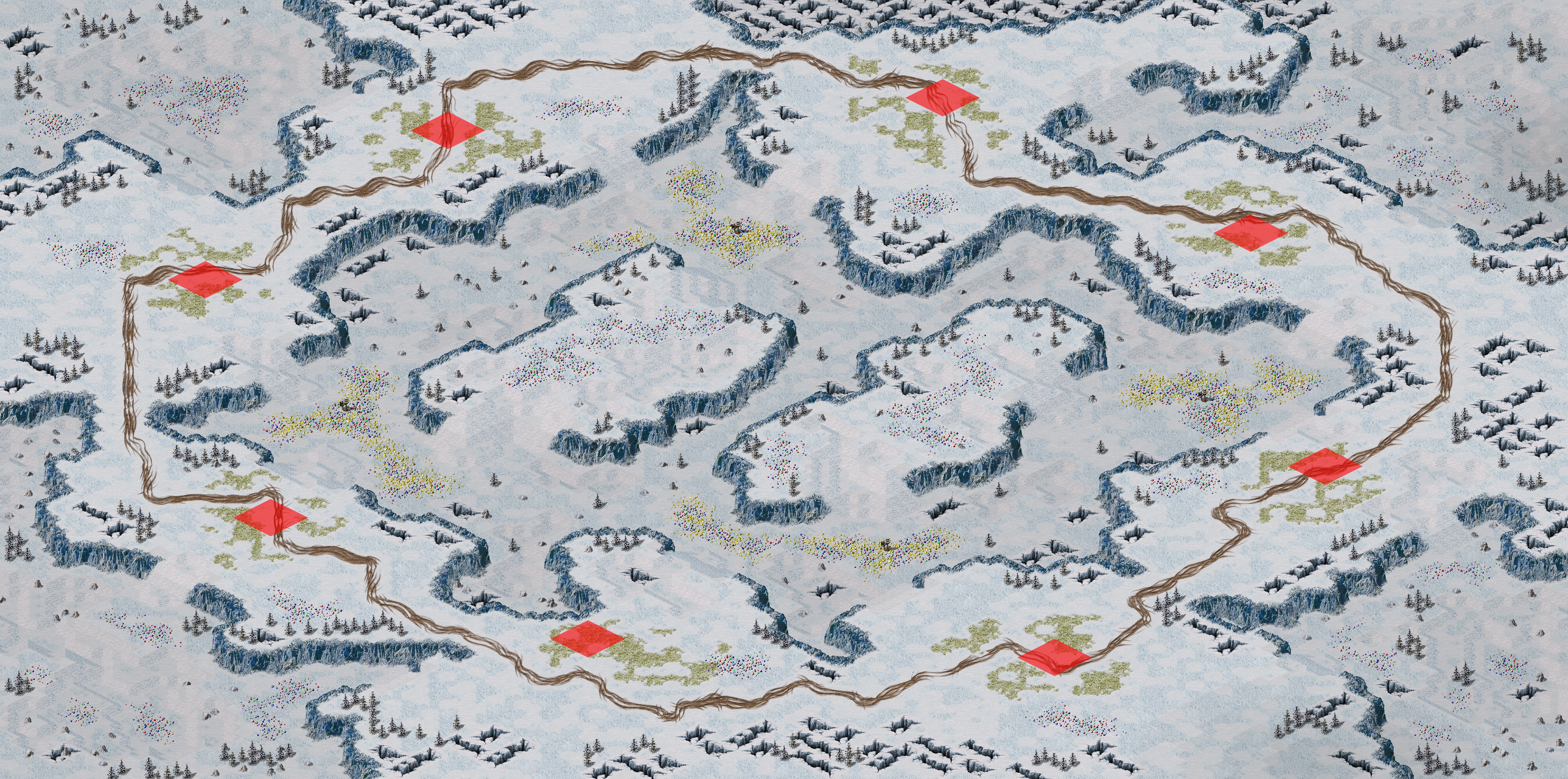 Rendered map: 2025 Mixed War King - Alpine Wreath