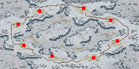 Rendered preview of 2025 Mixed War King - Alpine Wreath