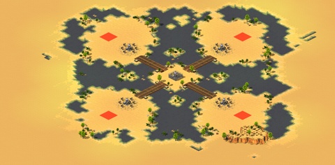 Rendered preview of [4] Oil Island v1.03 - (Oil In Center)