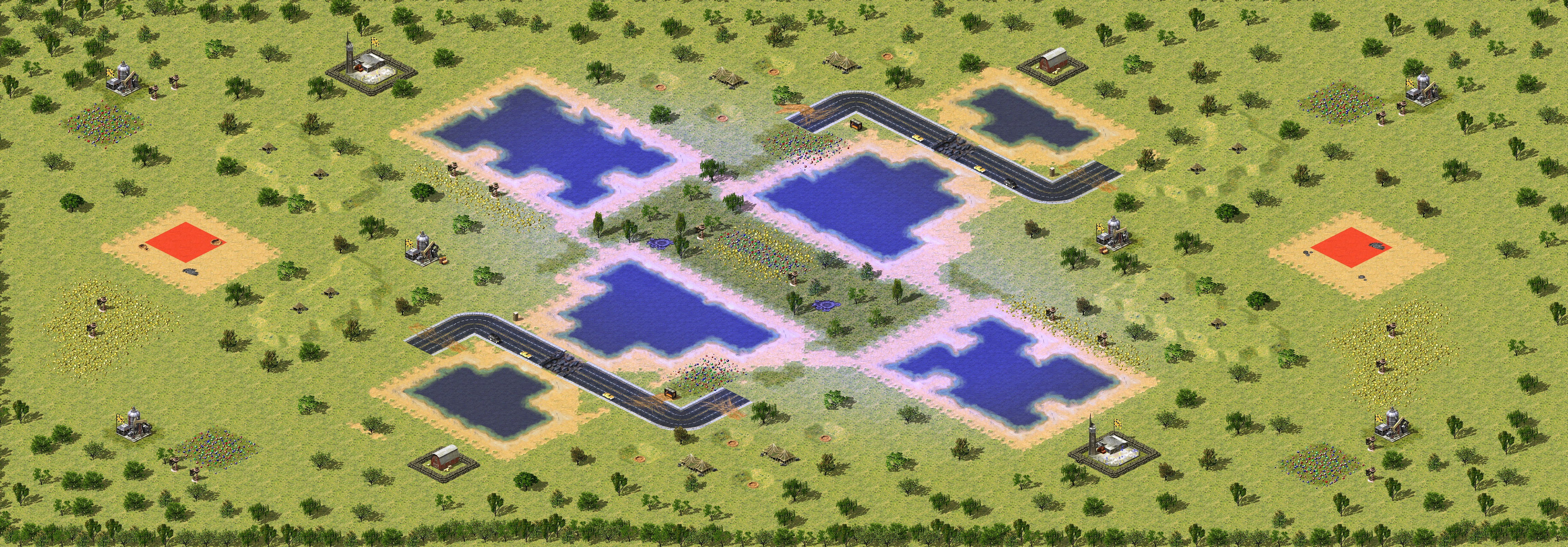 Rendered map: The Path More Traveled By