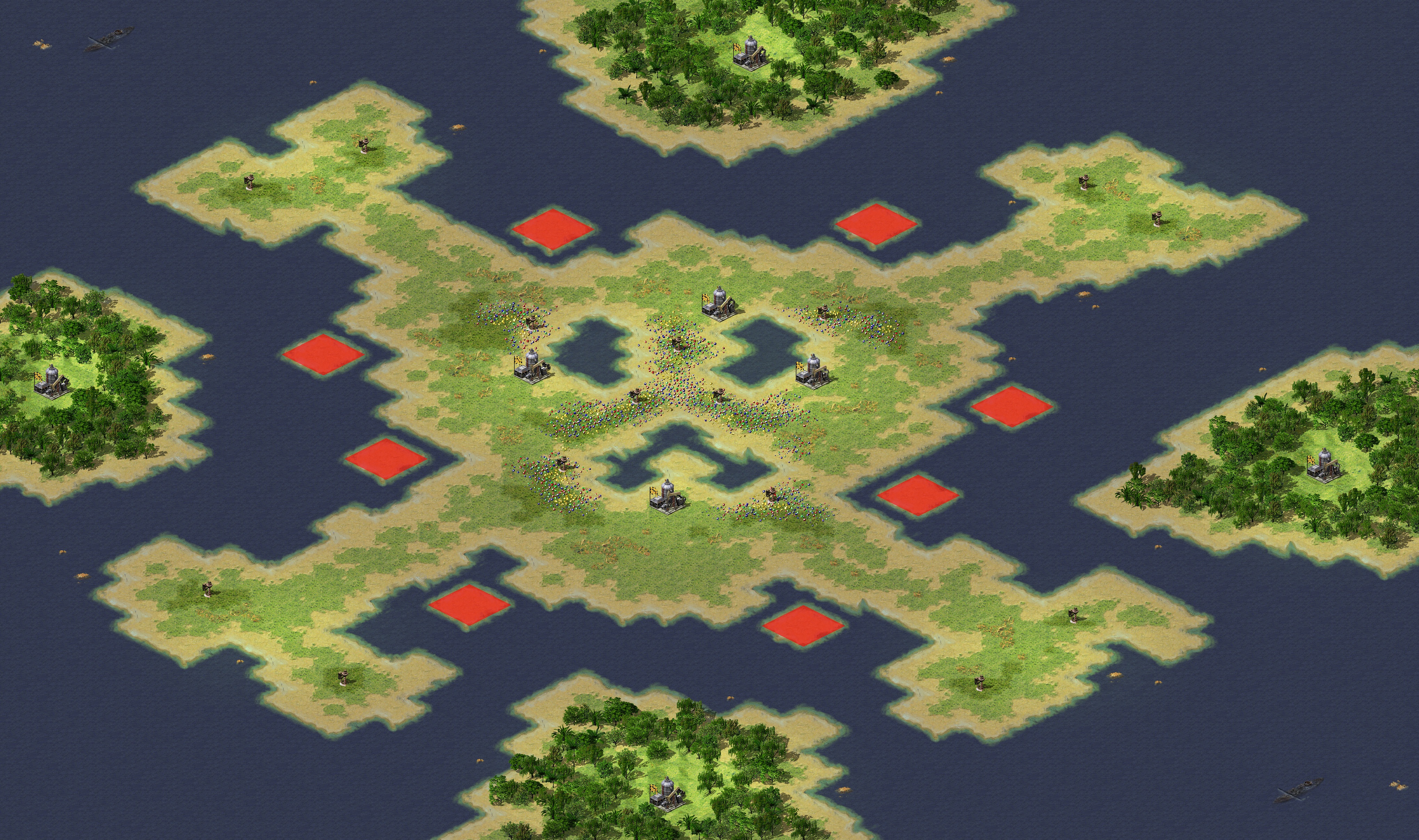 Rendered map: Pirate Island