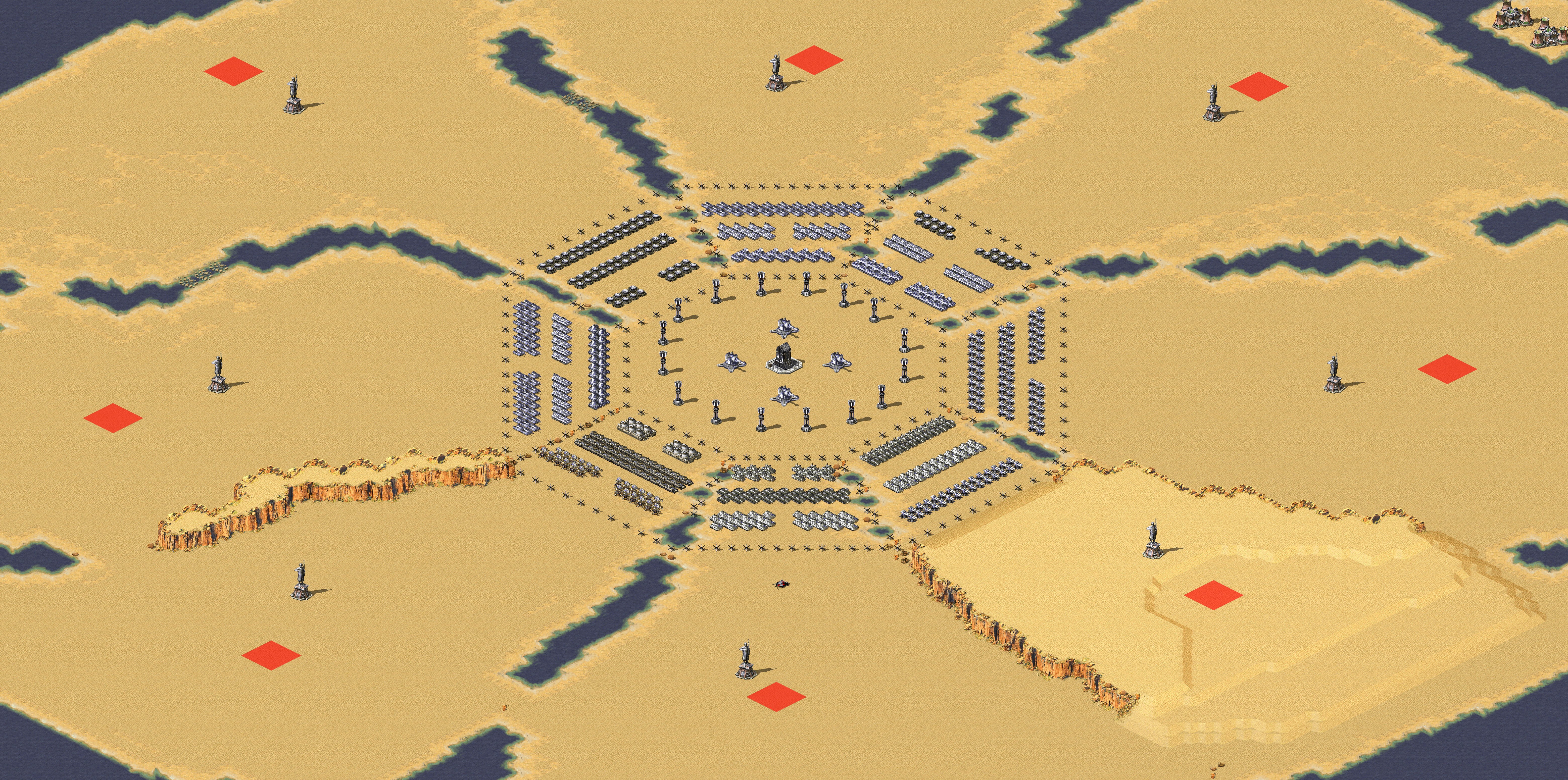 Rendered map: Brave Bagua Tank War Nuclear (2)