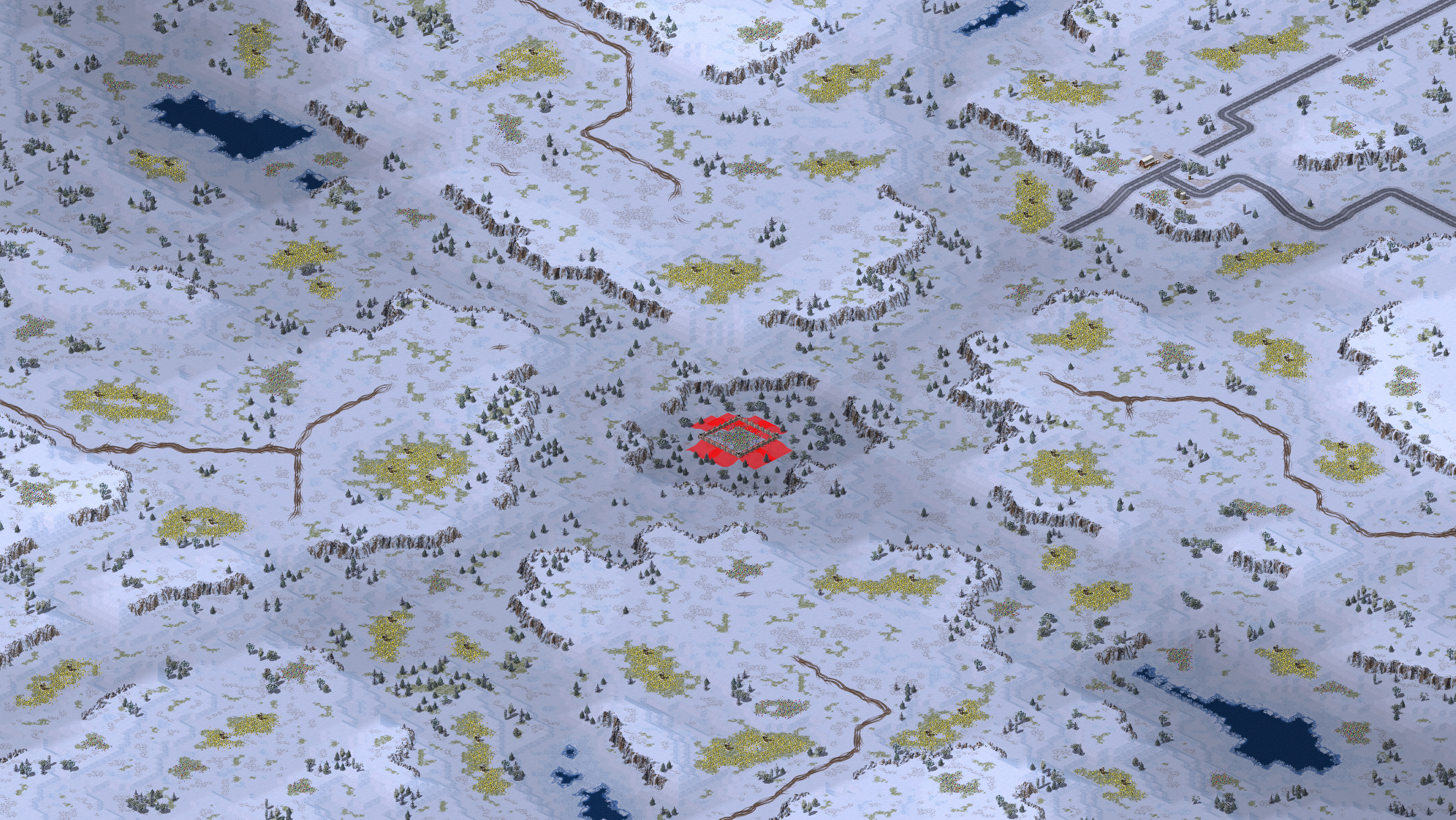 Rendered map: Coldest Peak (Landrush)