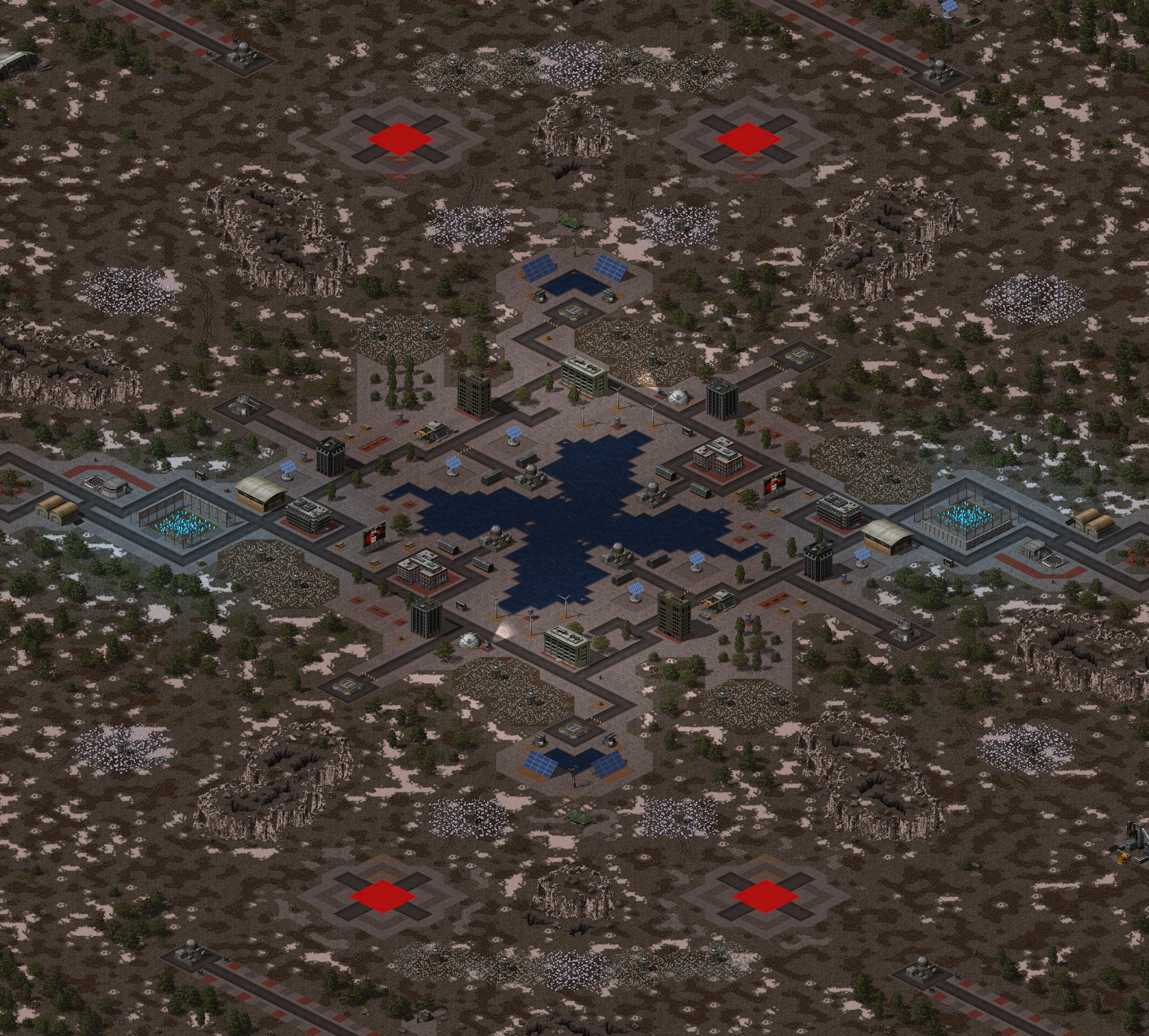 Rendered map: Blackout