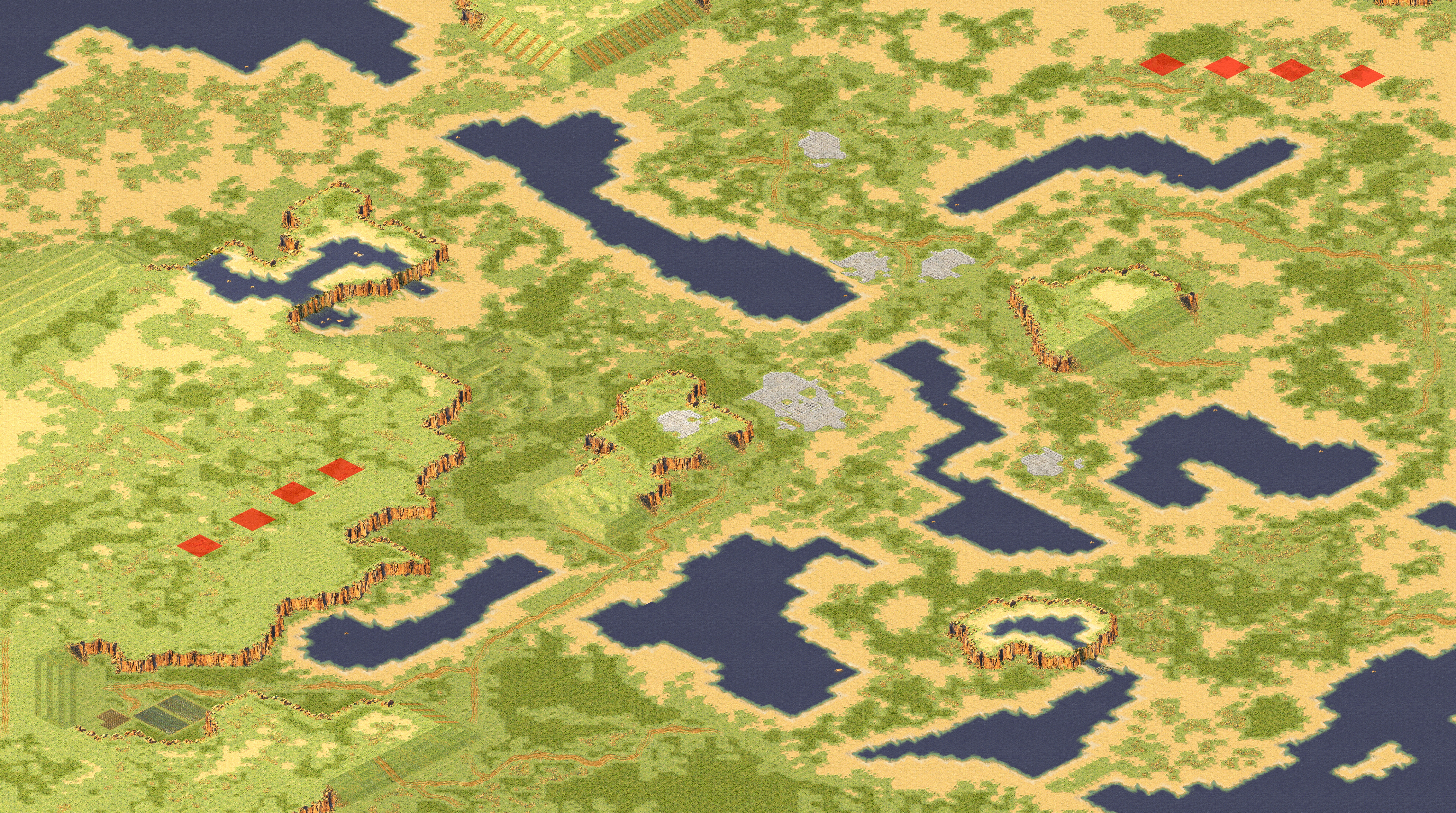 Rendered map: Tank Battle 4v4 Country Pick