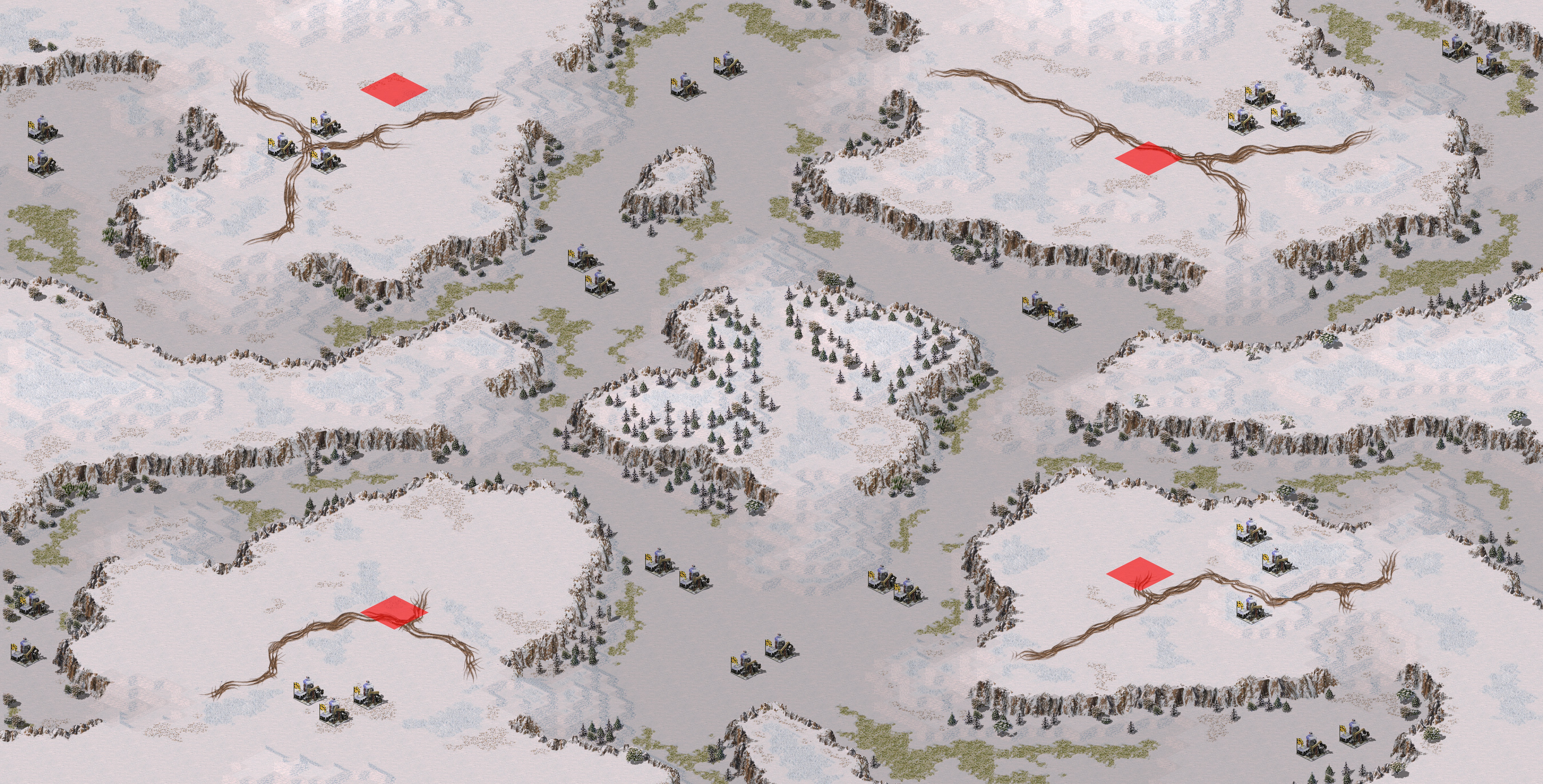 Rendered map: Snow Valley (Megawealth)