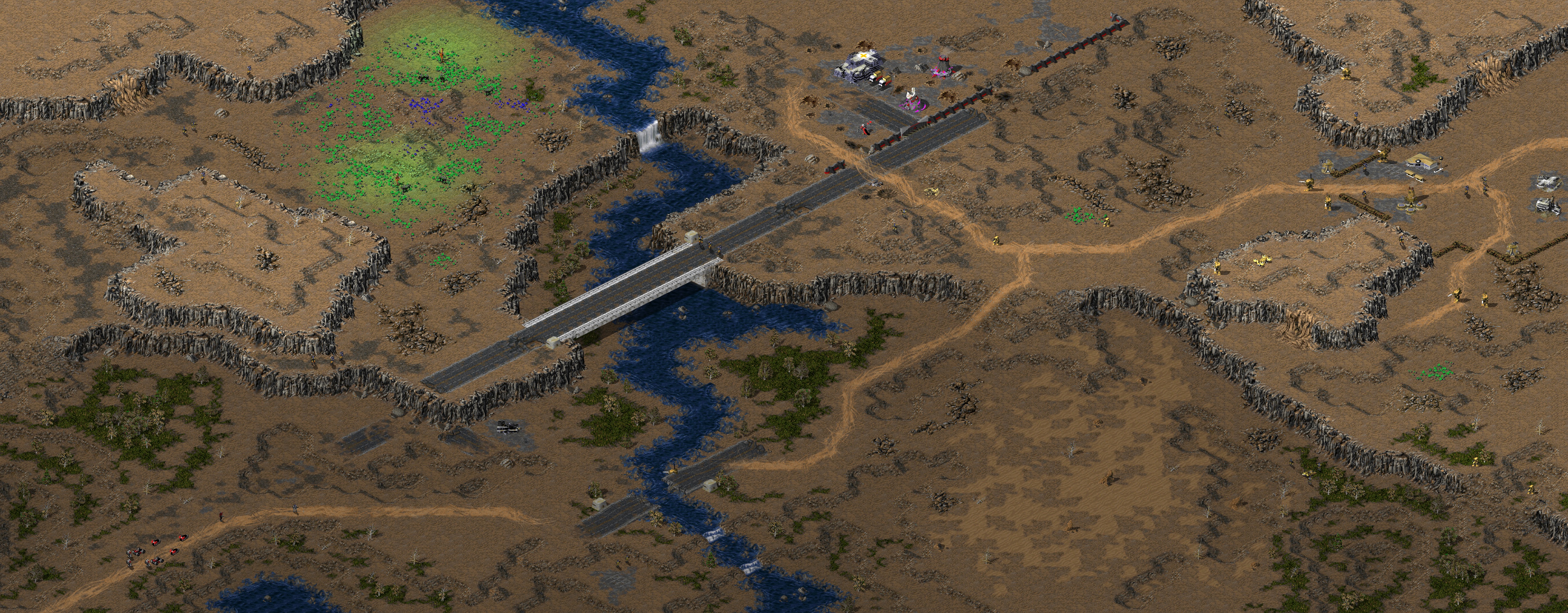Rendered map: Escort the Bio-toxin Trucks