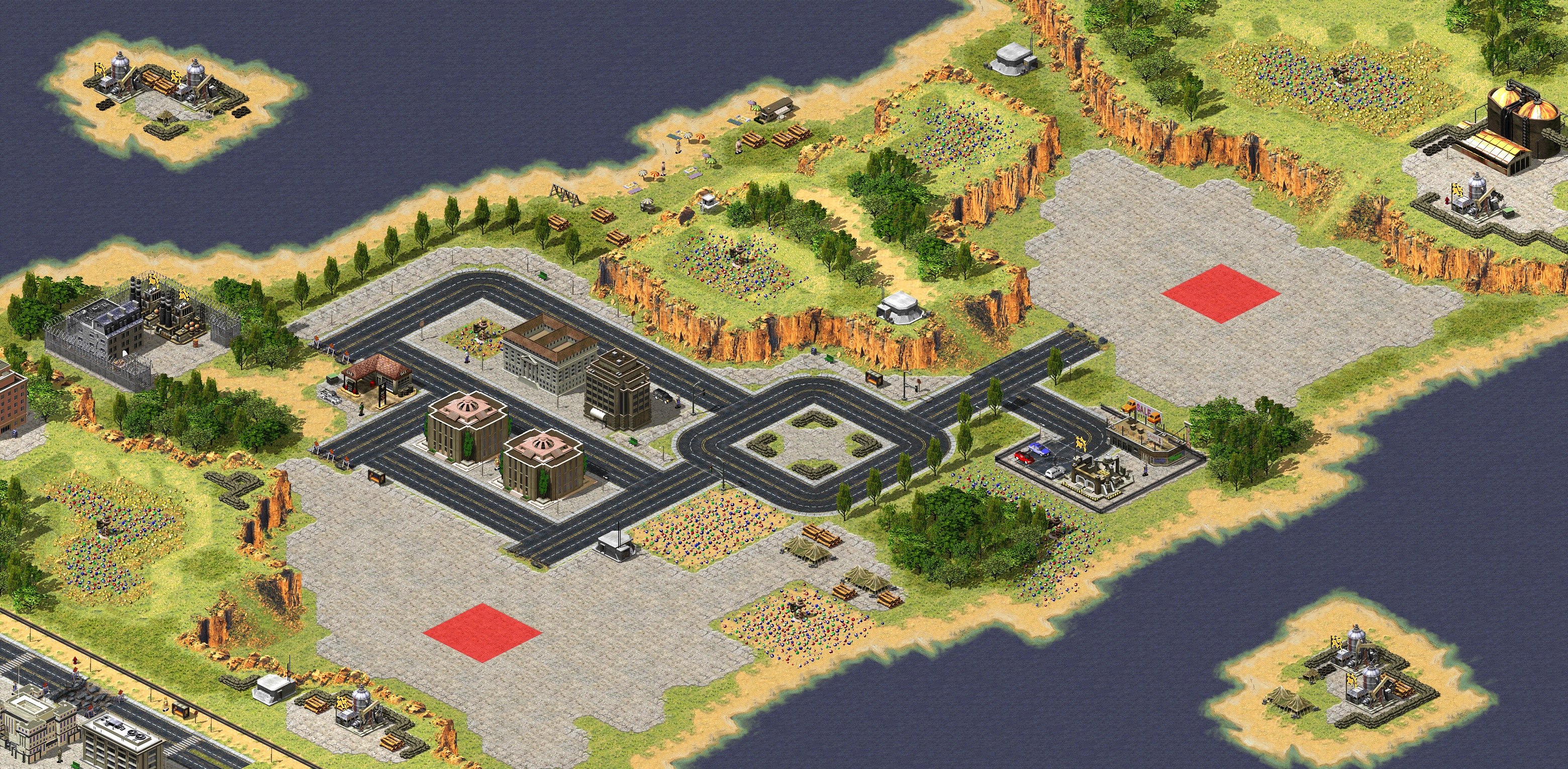 Rendered map: MO: Village Rampage