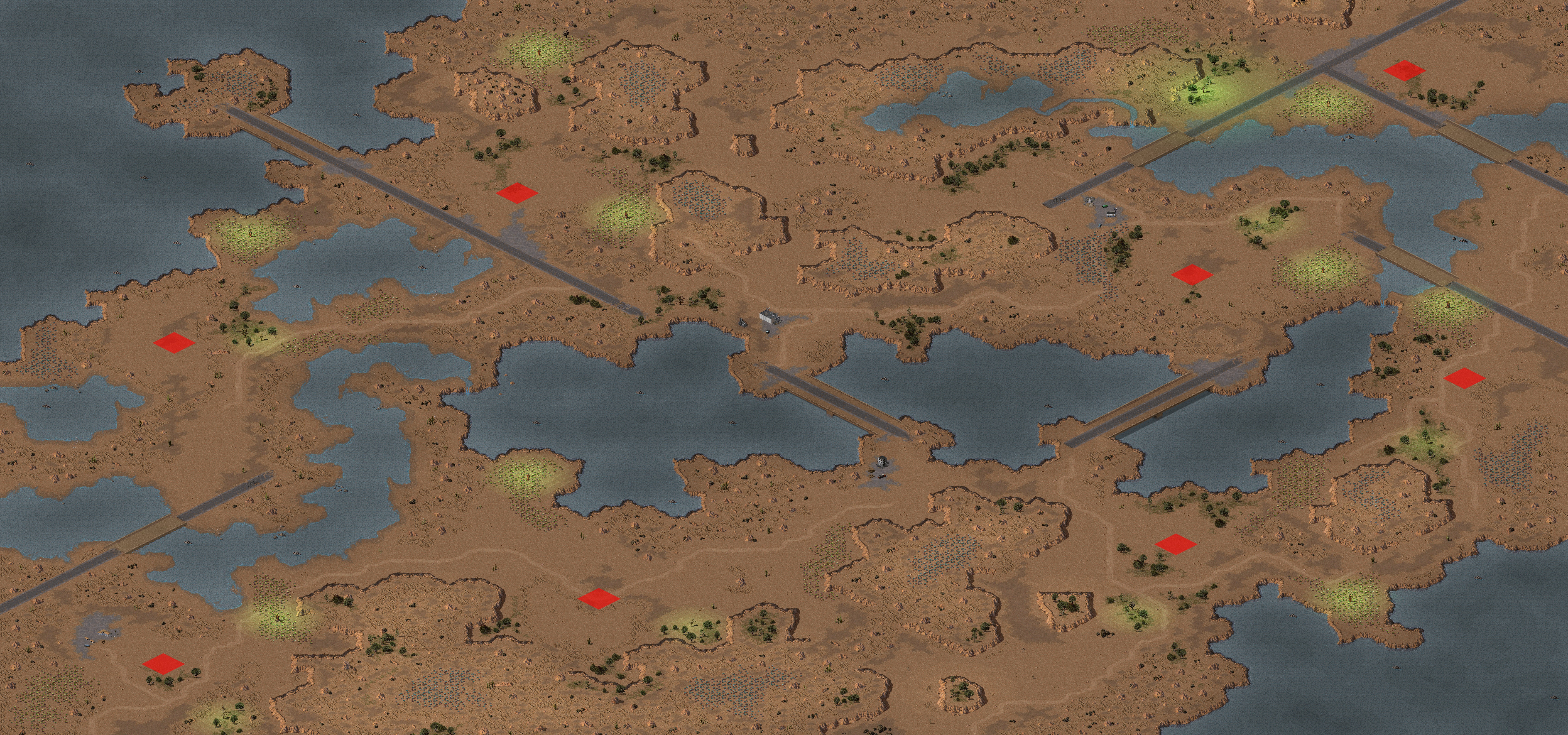 Rendered map: Super Bridgehead Redux