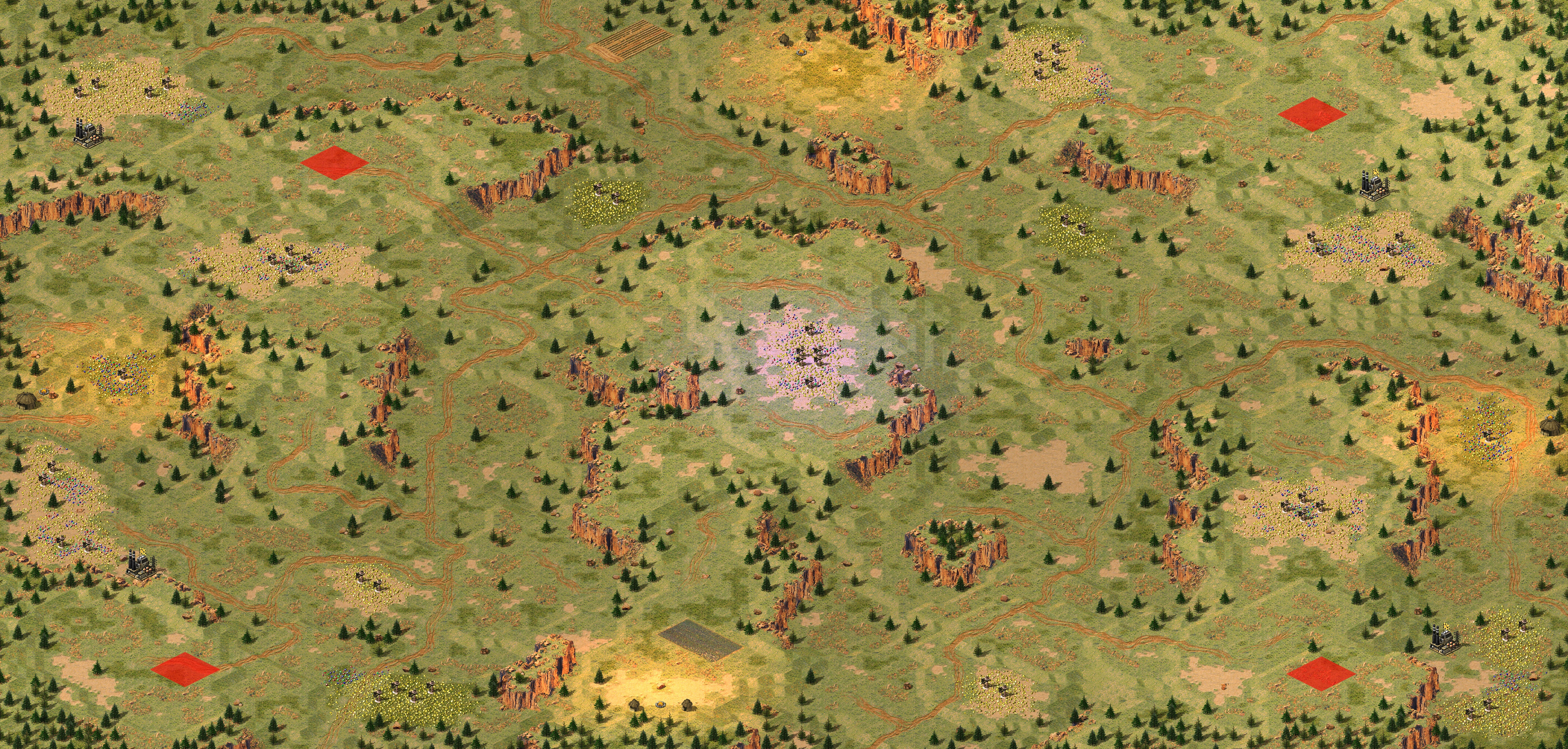 Rendered map: 卧虎藏龙 - 尤复赛事
