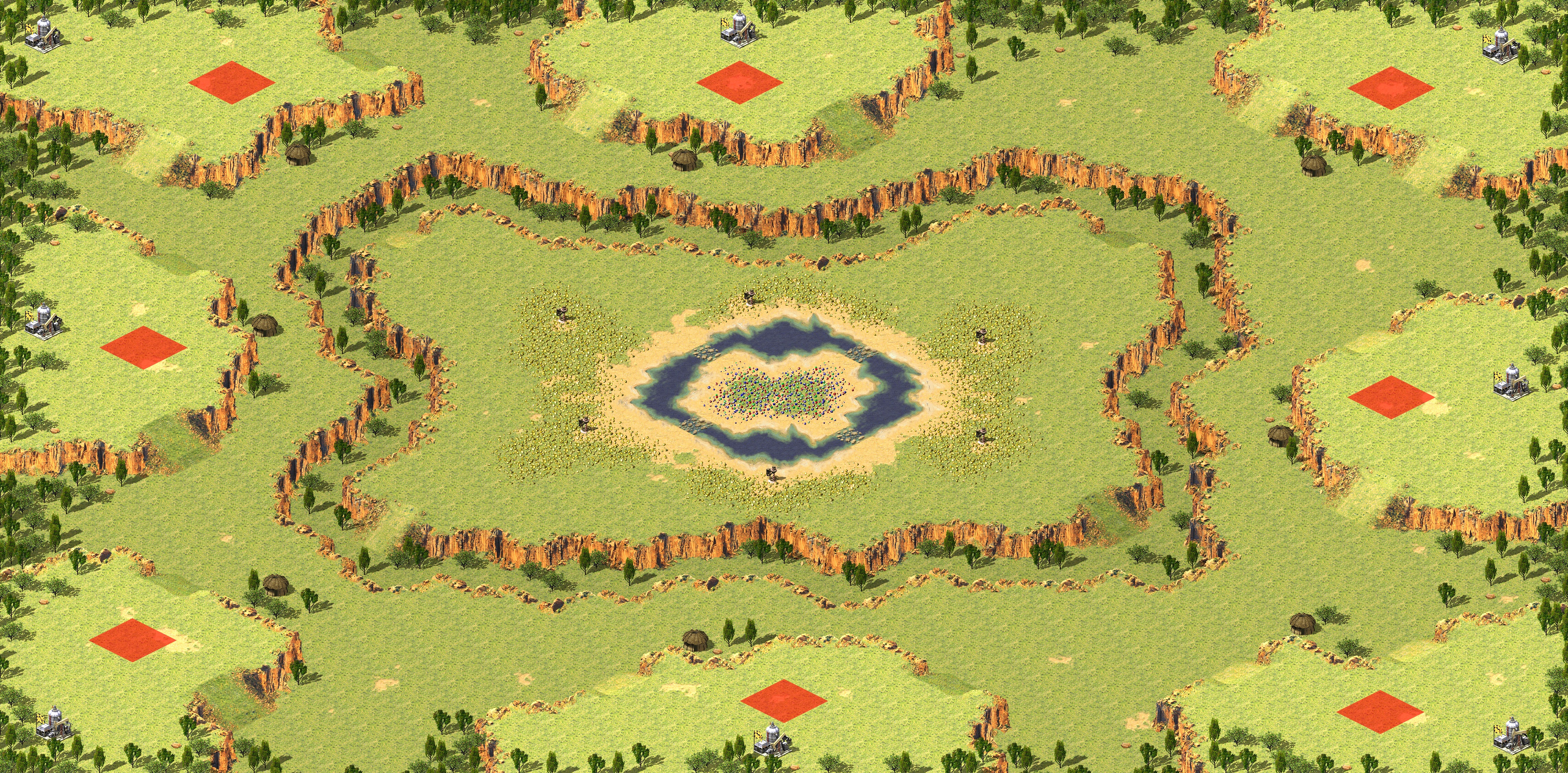 Rendered map: Everyone Plants Flag
