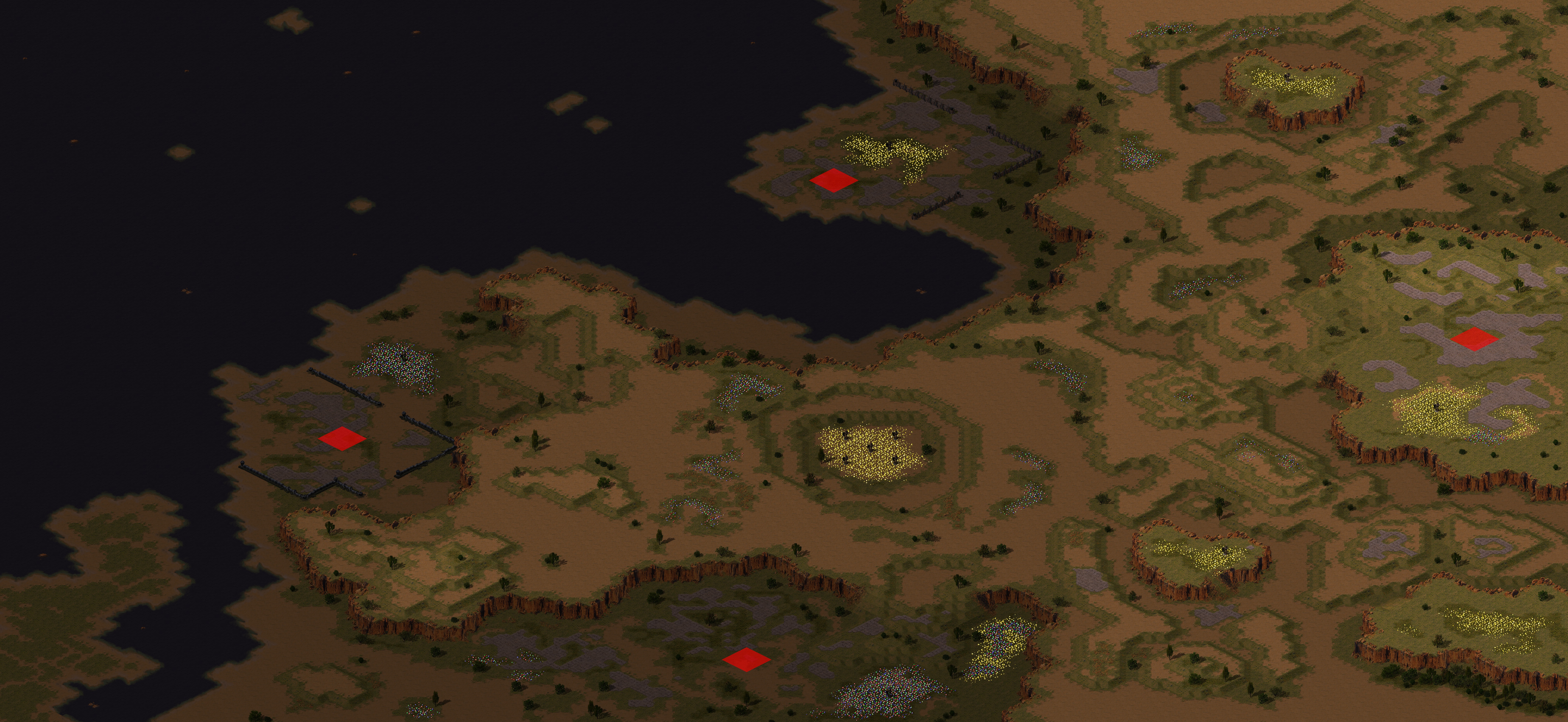Rendered map: Sand Sea Hilltop Position