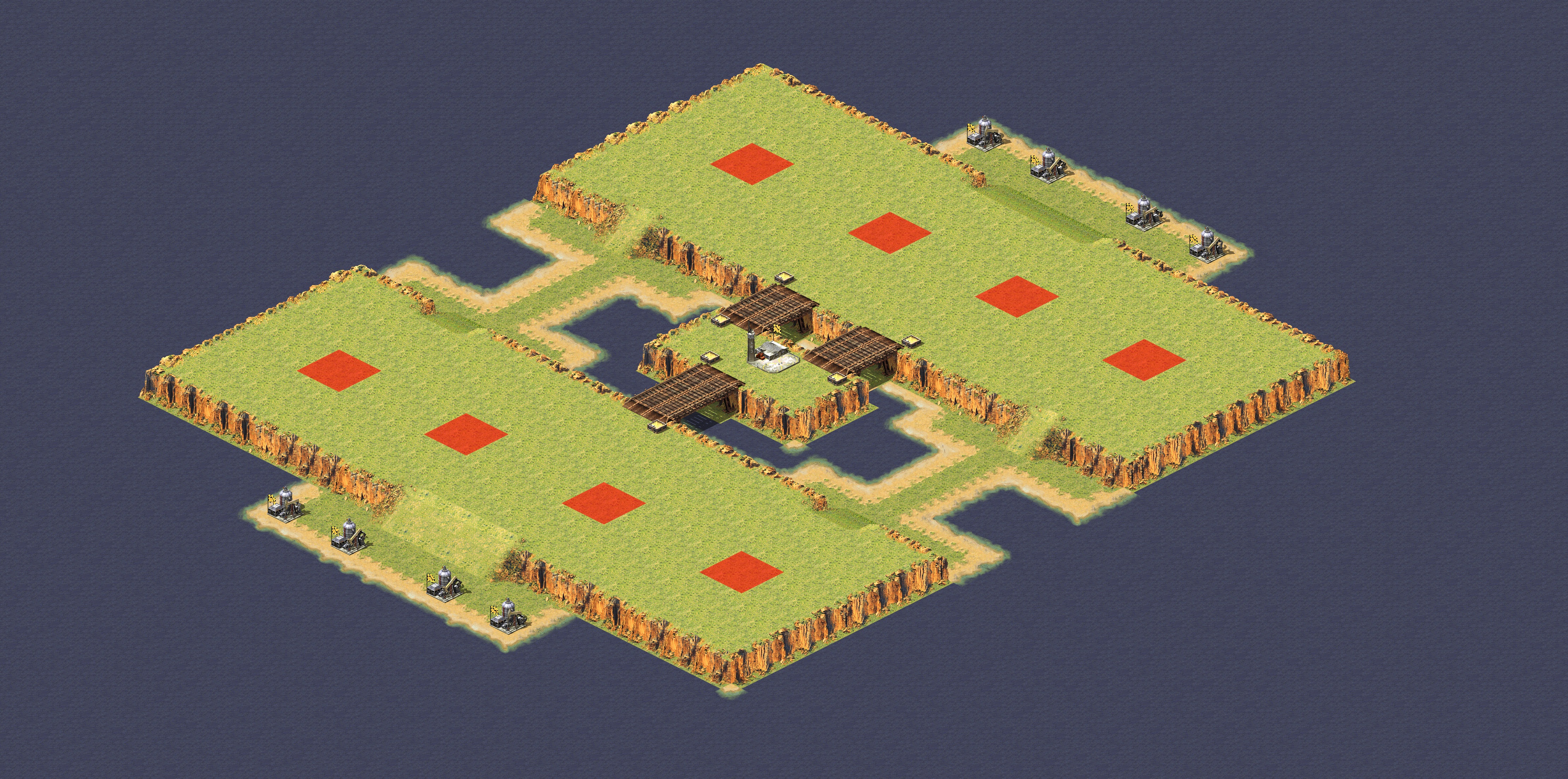 Rendered map: Twins Duel 4v4