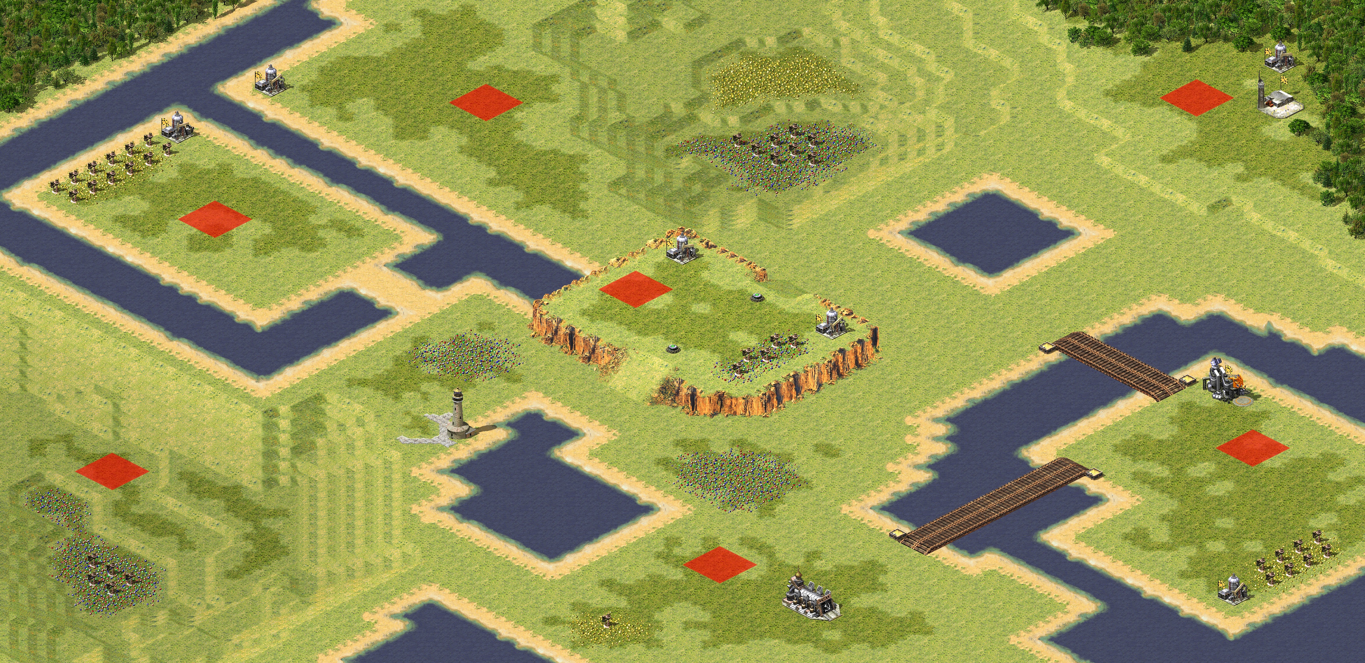 Rendered map: Unfair Small World 01
