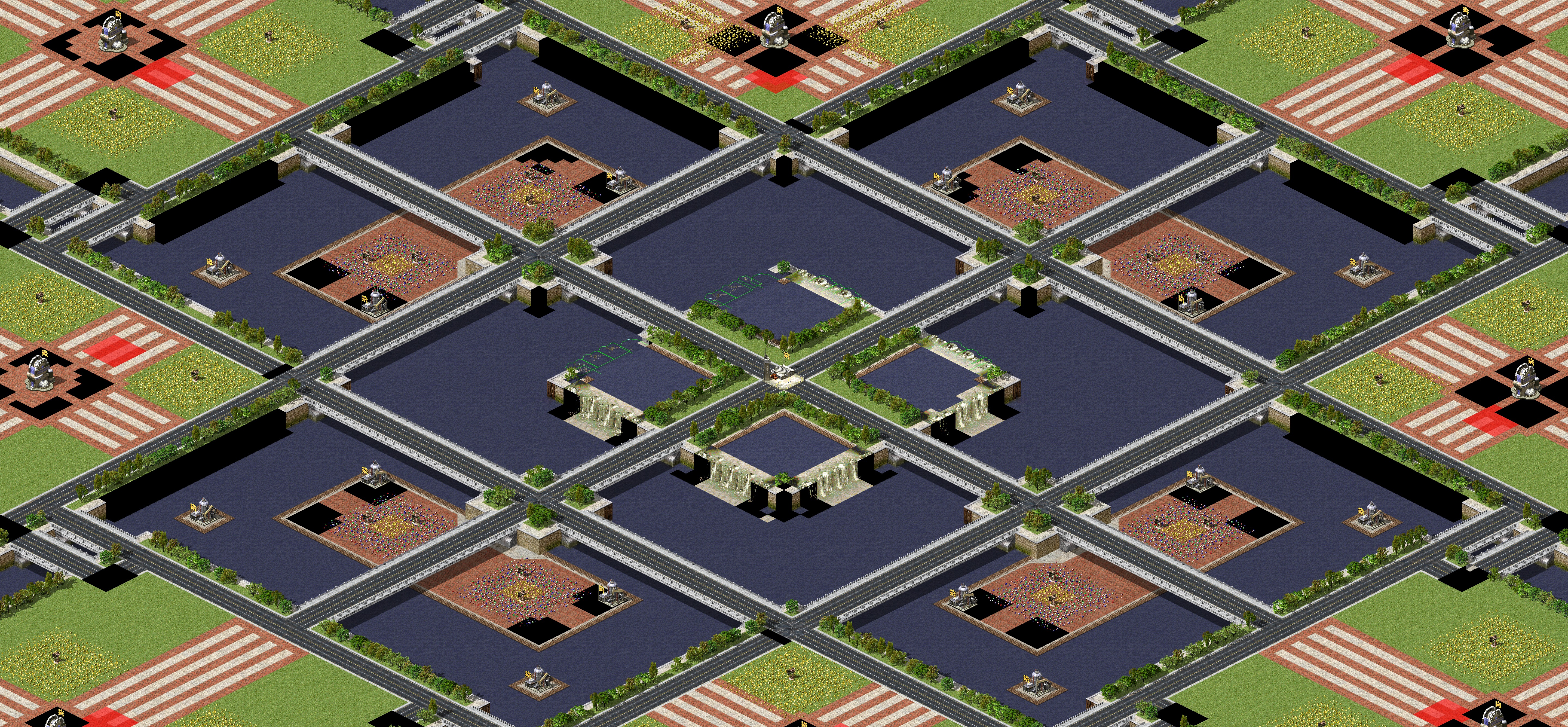 Rendered map: Lay of the lands