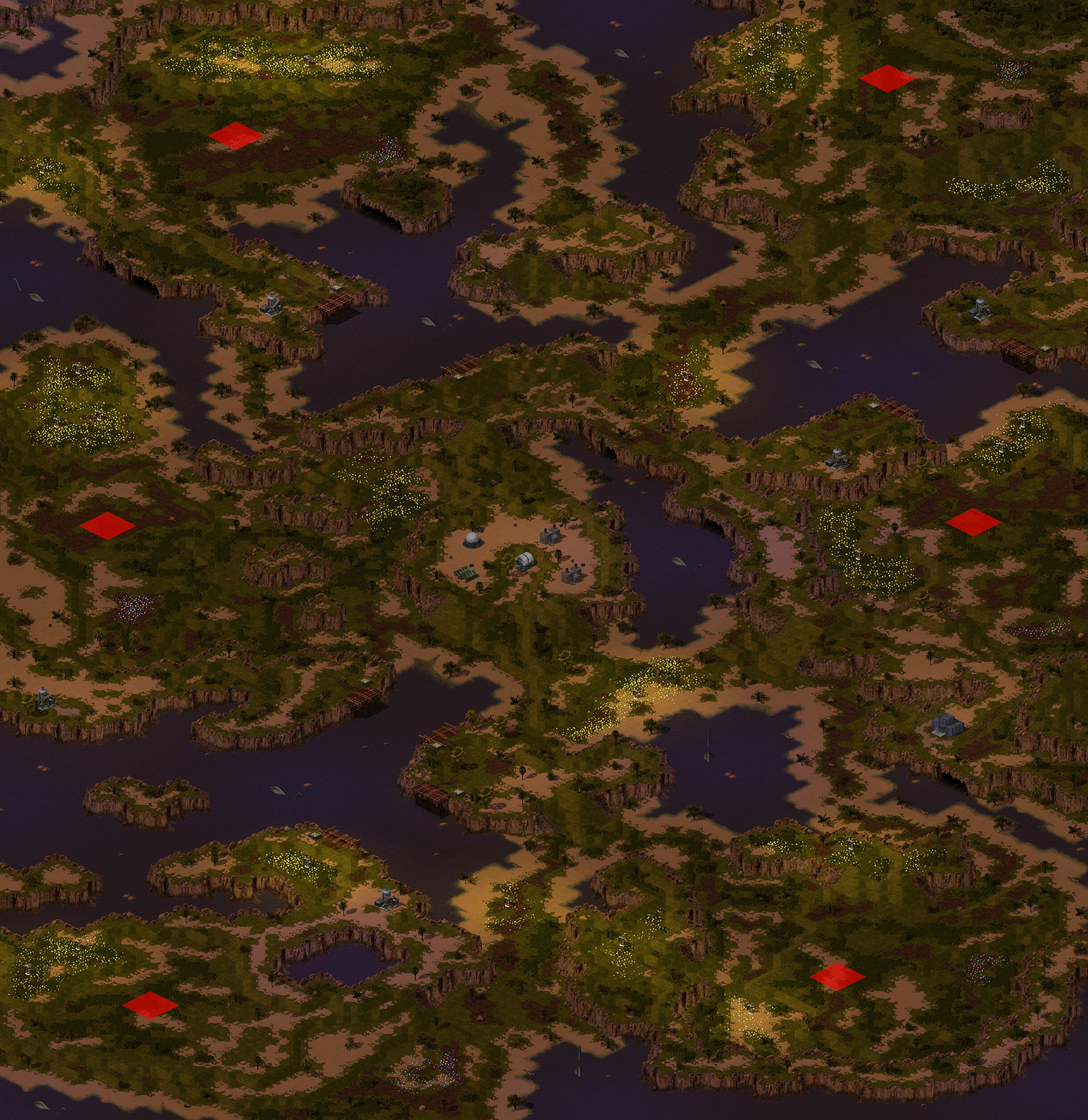 Rendered map: Jurassic Jungle Jigsaw (6)
