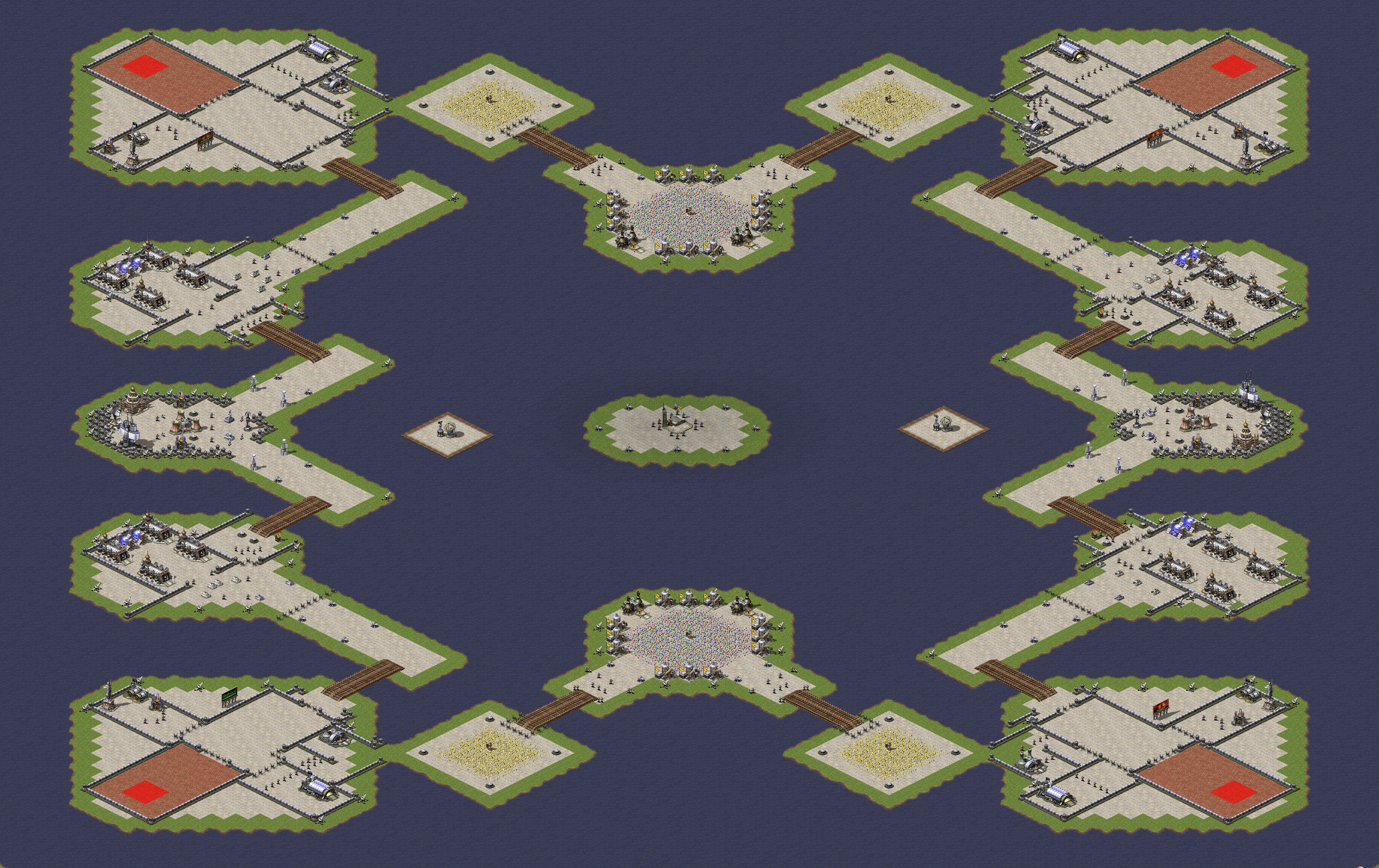 Rendered map: Resource Grab Island