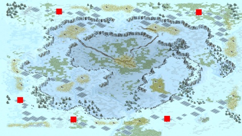 Rendered preview of Snowy Field Beginner