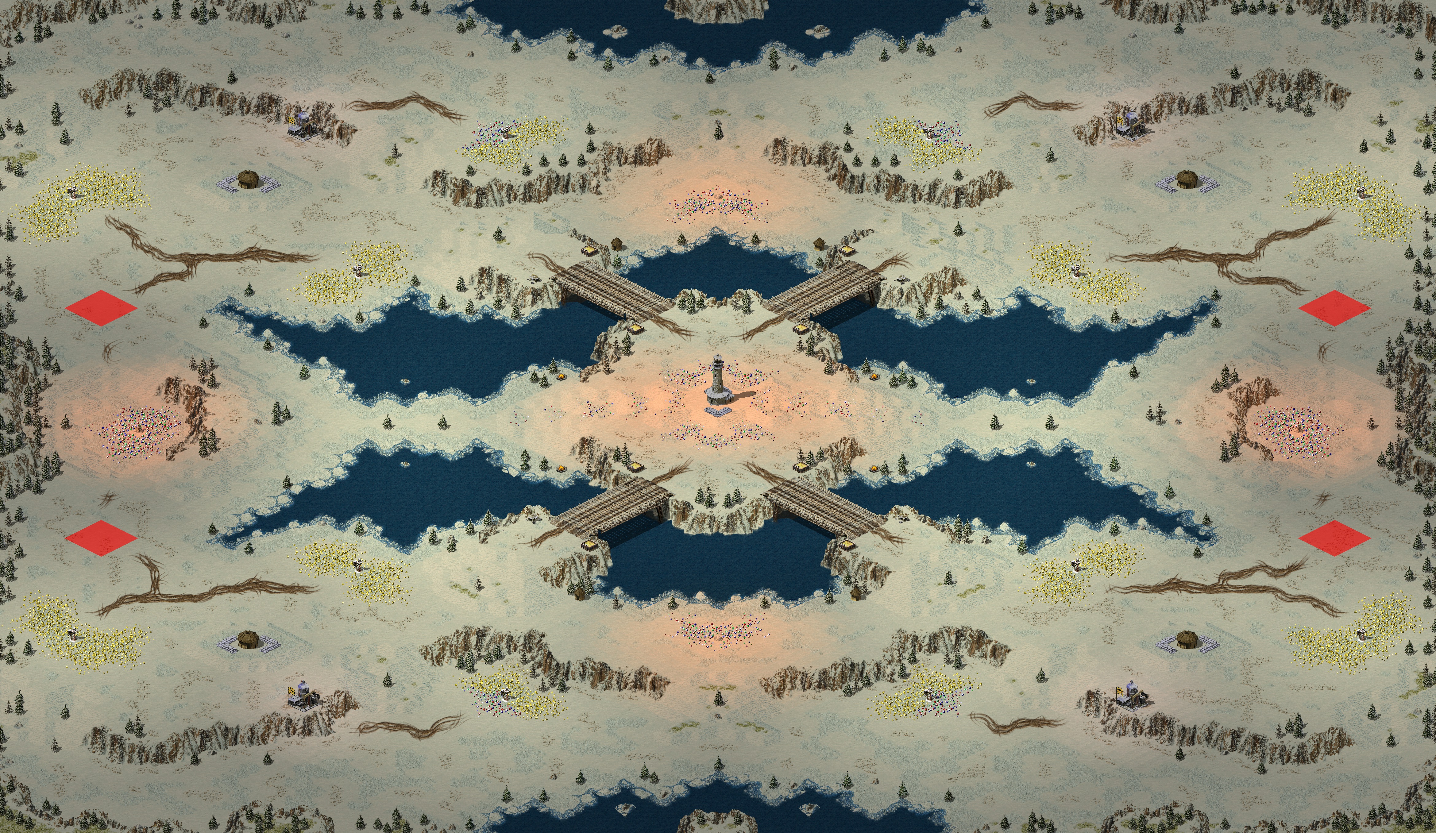 Rendered map: Frozen Fate (YR Port)