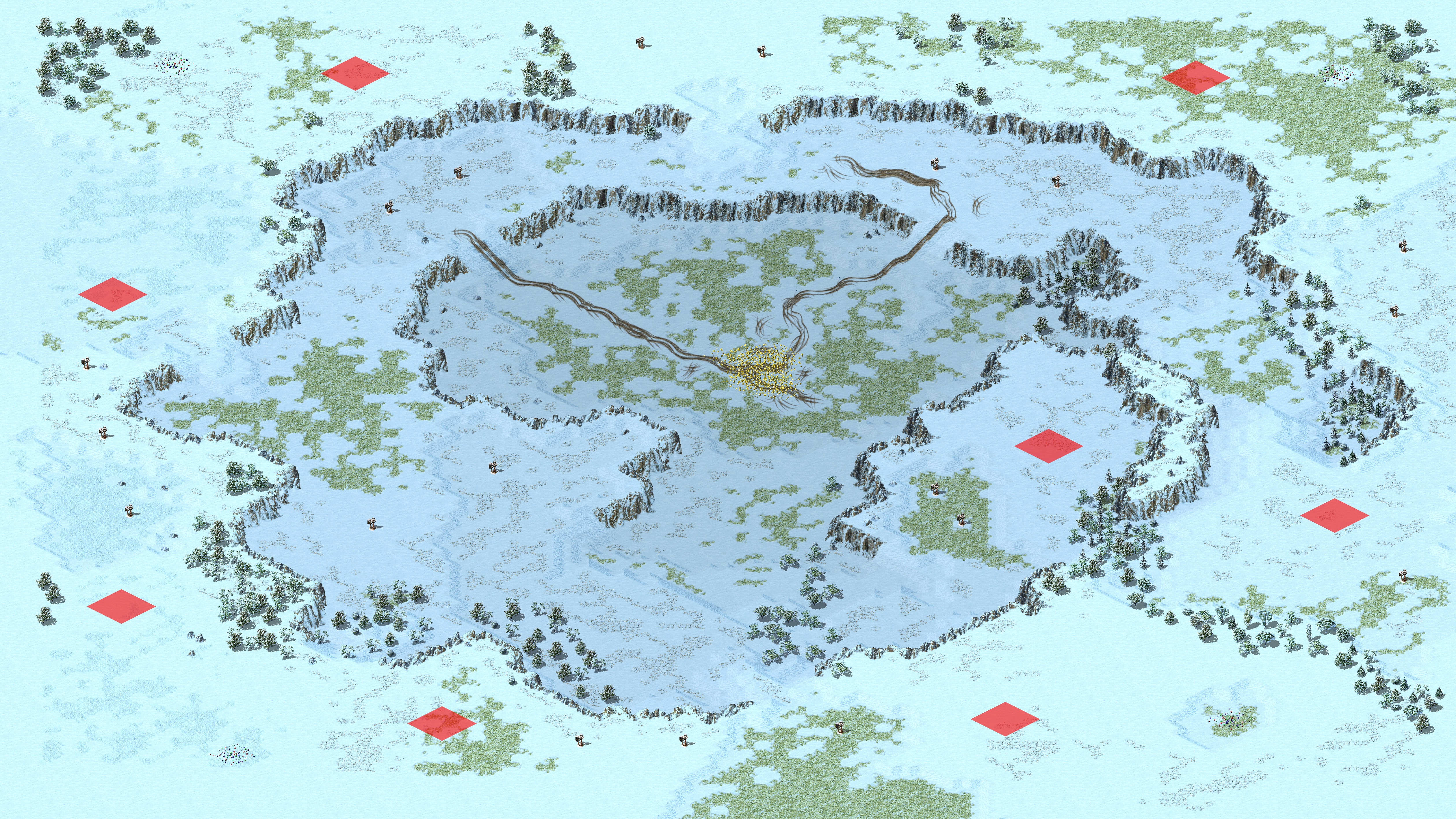 Rendered map: Poor Snowy Field