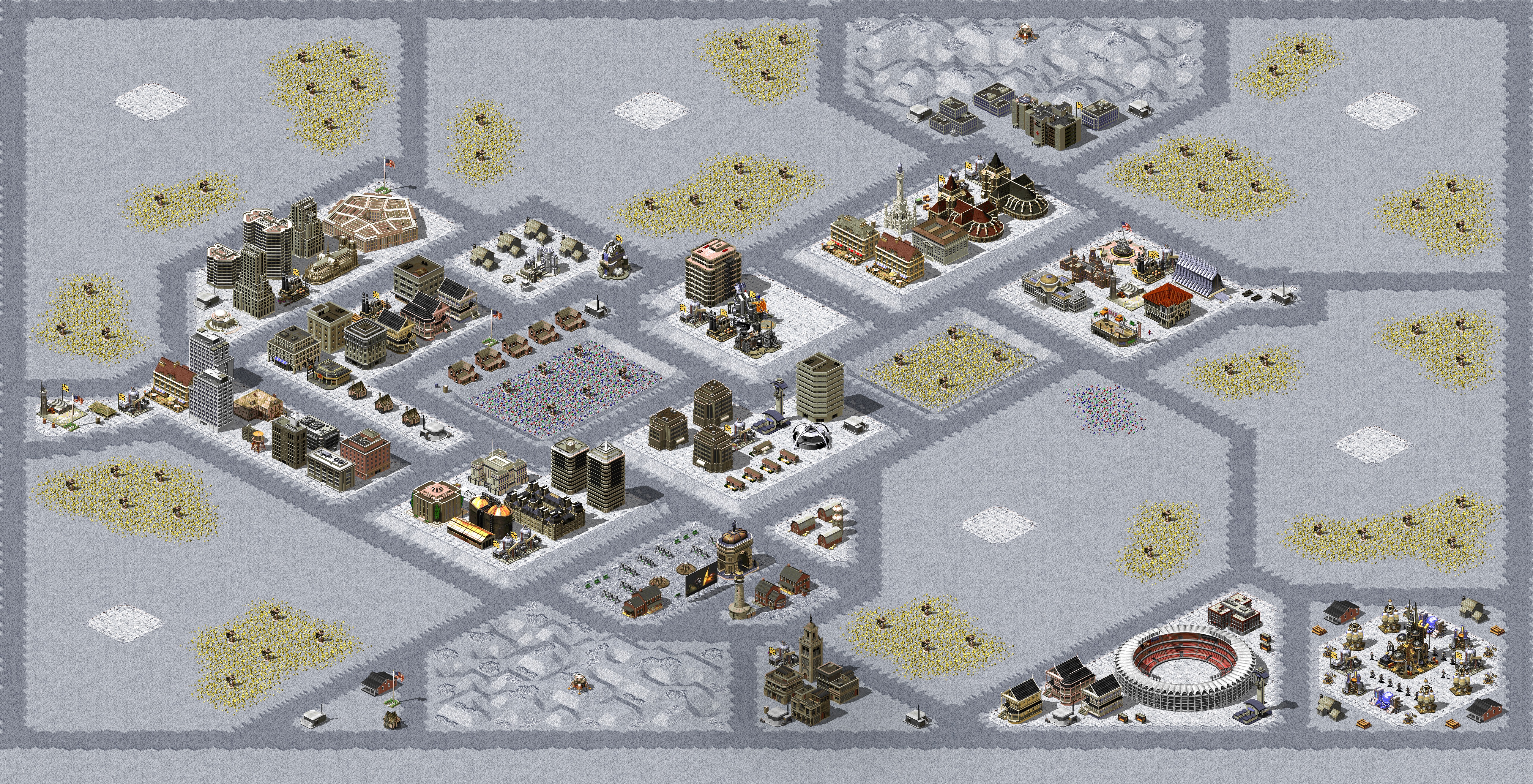 Rendered map: Xenosphere