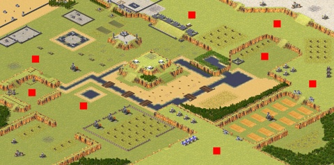 Rendered preview of Qi Mountain March 4v4 No Tech